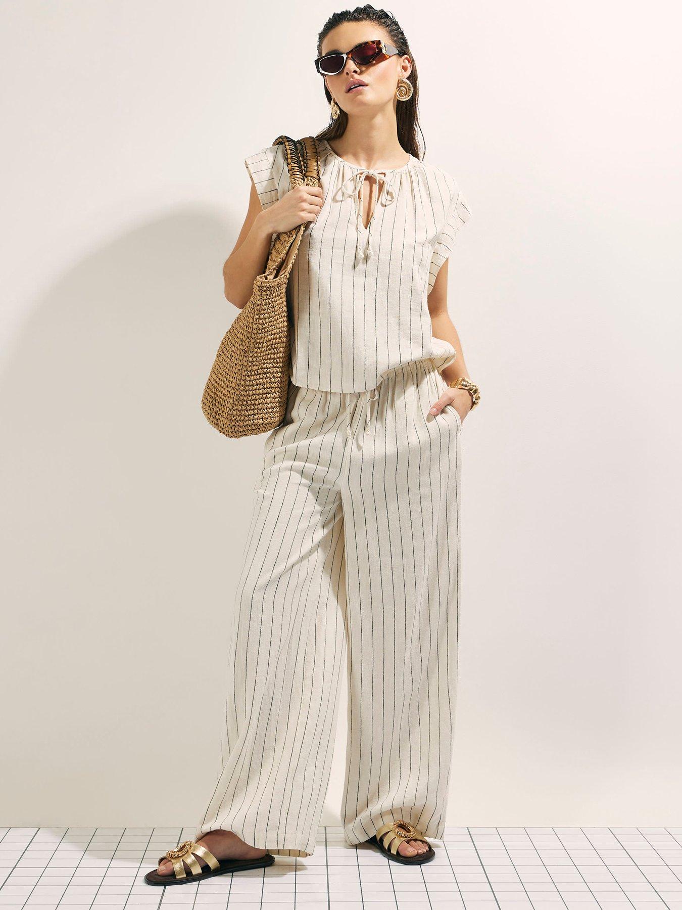 river-island-linen-blend-striped-trousers-beige