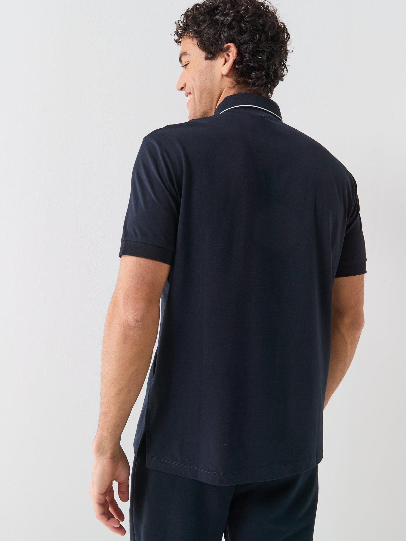 armani-exchange-slim-fit-tipped-polo-shirt-navystillFront