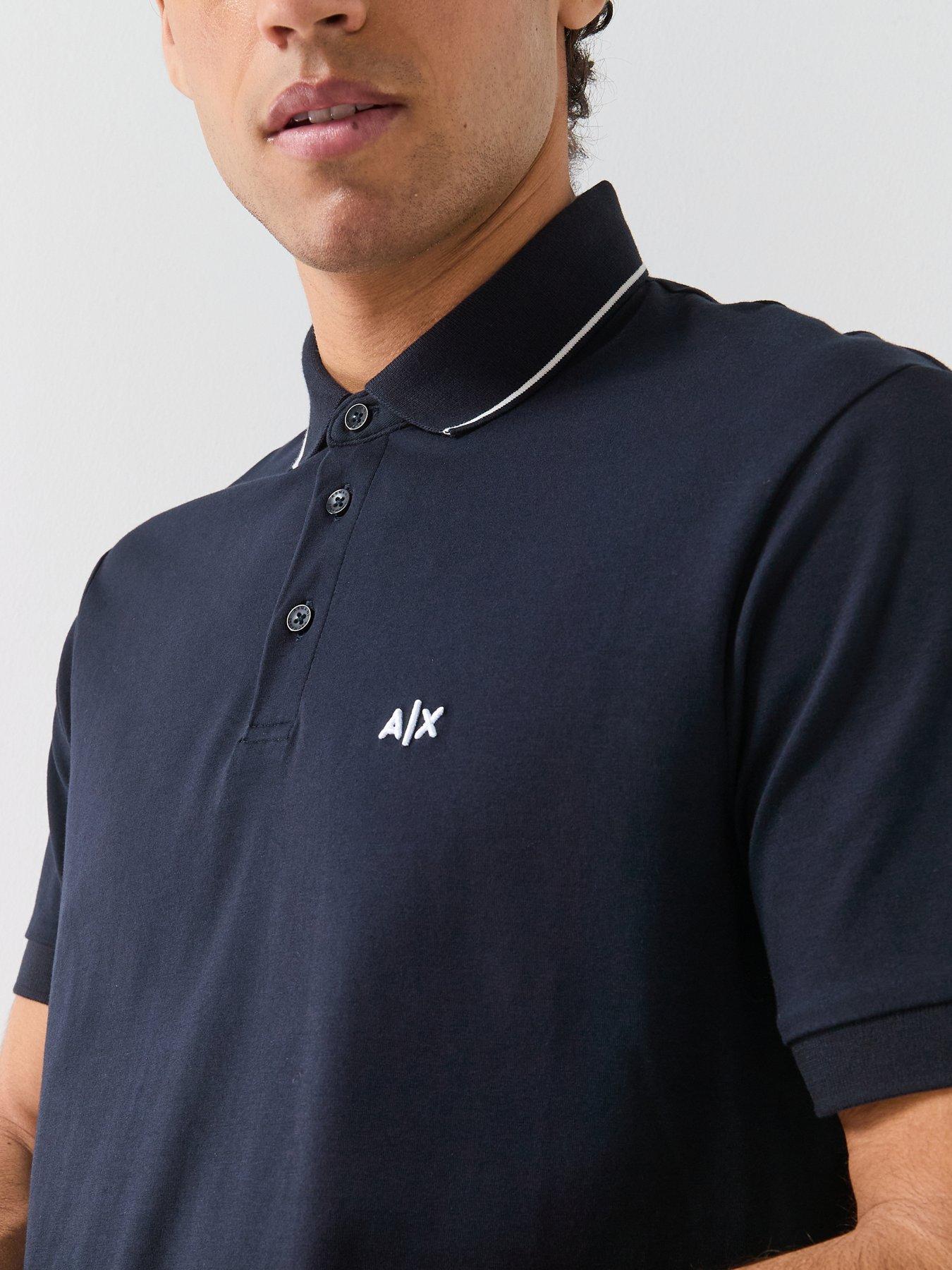 armani-exchange-slim-fit-tipped-polo-shirt-navydetail