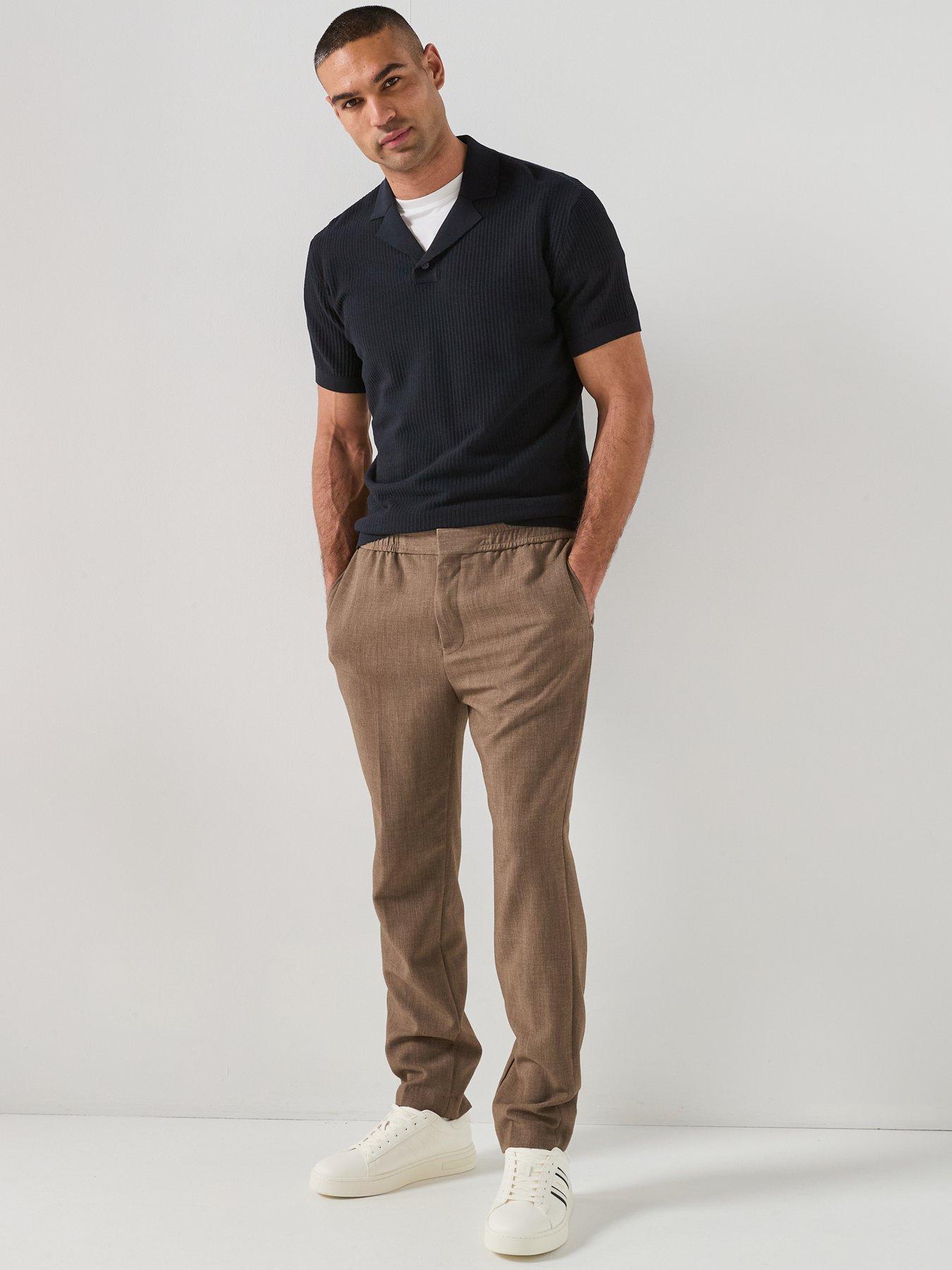 armani-exchange-knittted-open-collar-polo-shirt-navyback