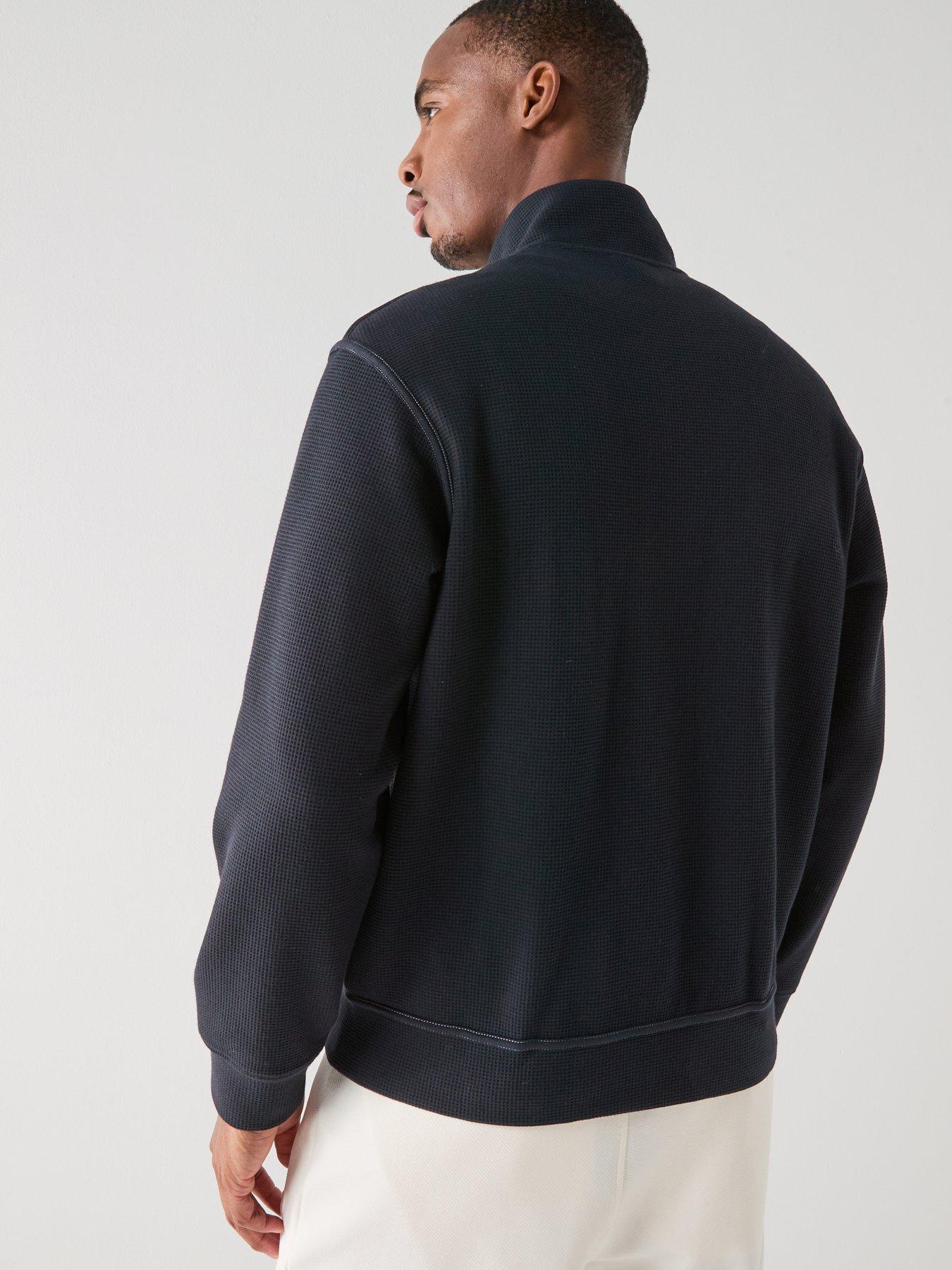 armani-exchange-full-zip-waffle-knit-jacket-navystillFront