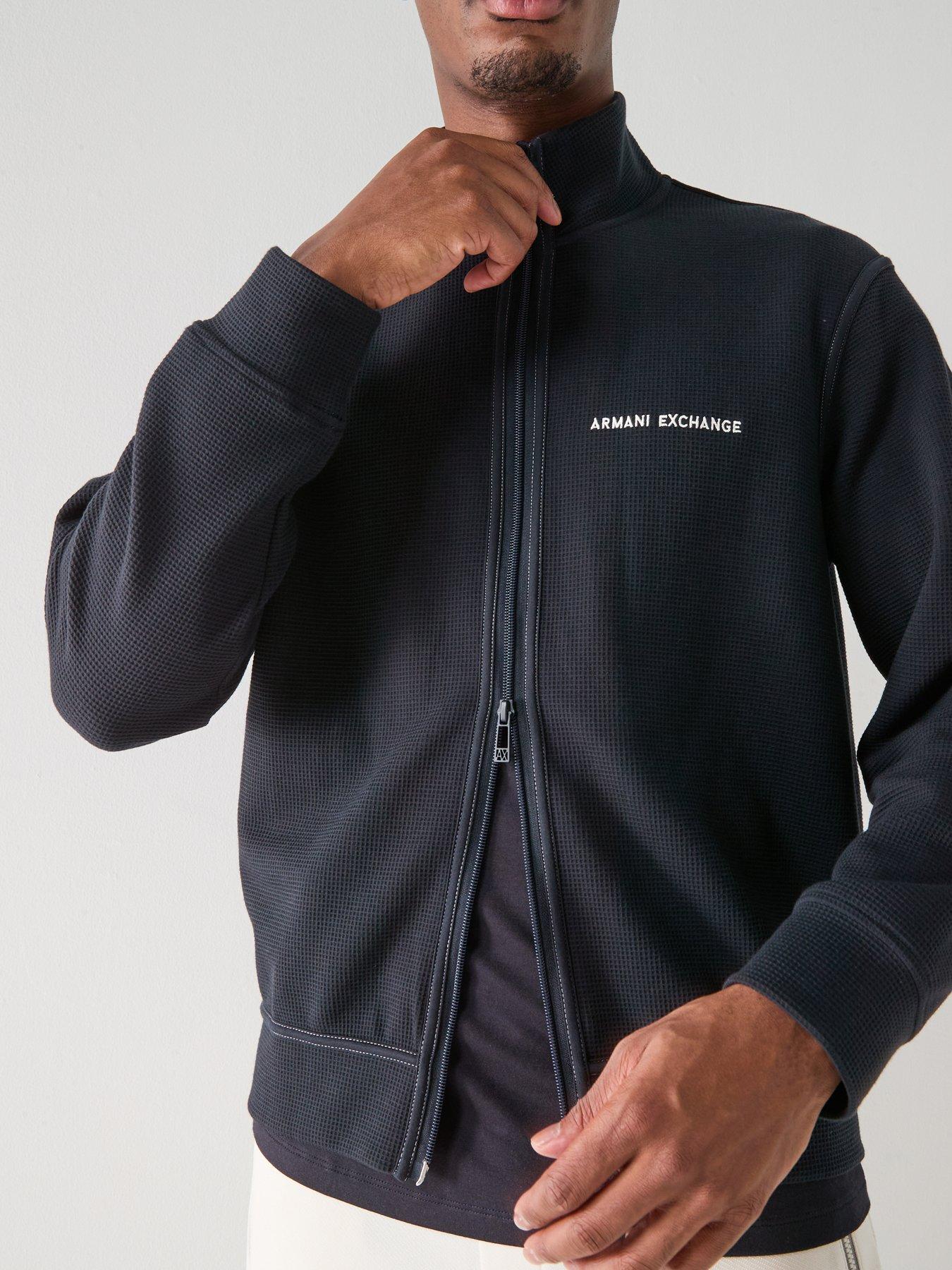 armani-exchange-full-zip-waffle-knit-jacket-navyoutfit