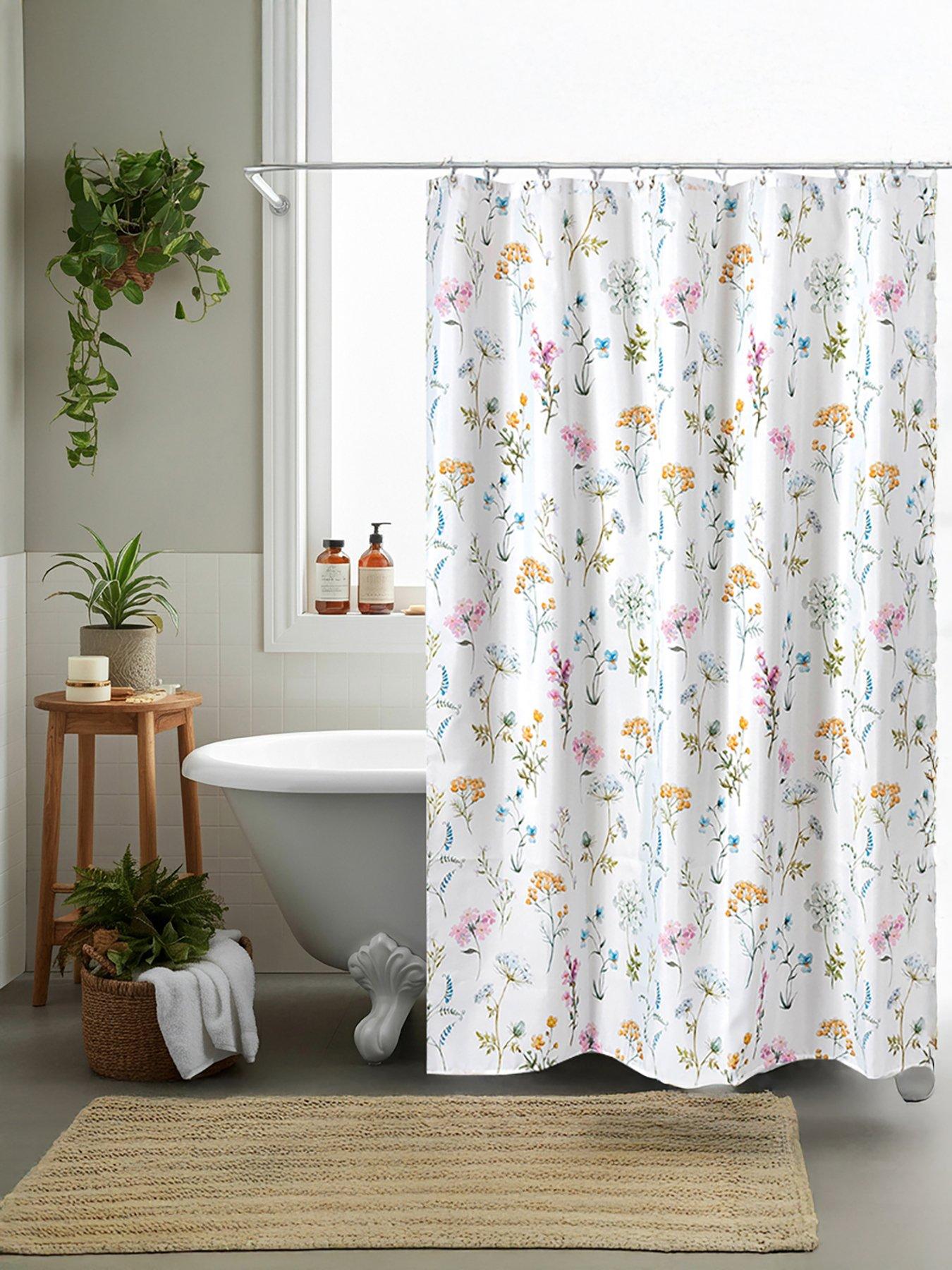 aqualona-floral-shower-curtain