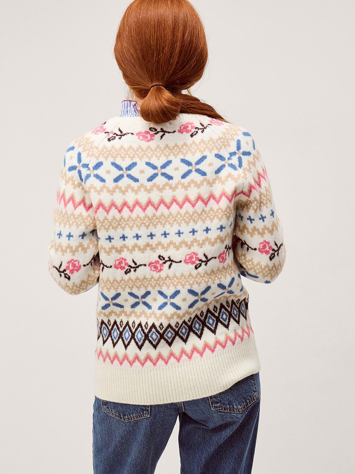 Image 2 of 5 of Monsoon Fee Fairisle Jumper - Cream