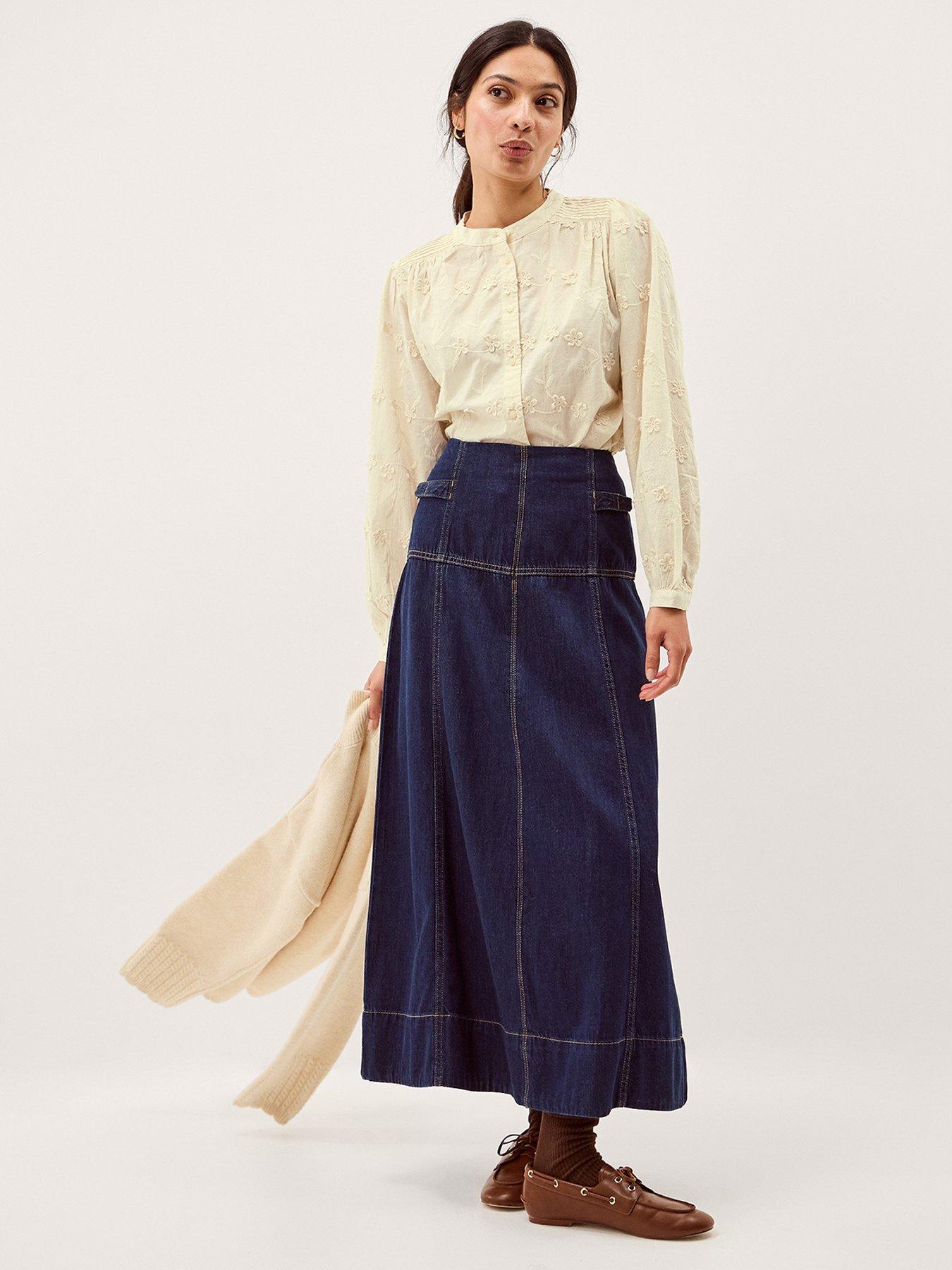 Image 5 of 5 of Monsoon Mel Embroidered Blouse - Cream