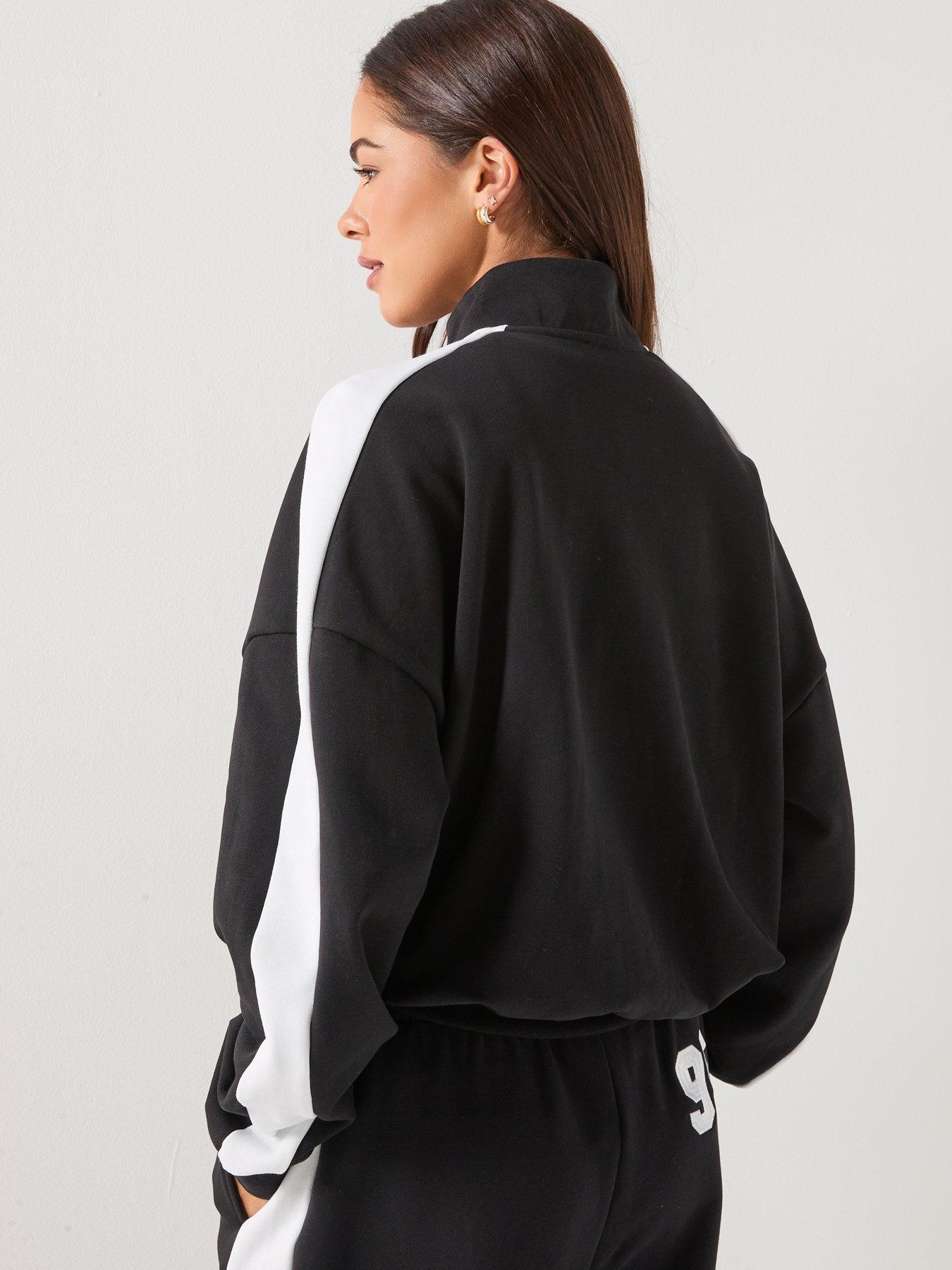 Image 2 of 6 of Juicy Couture College Crest 1/4 Zip Track Top