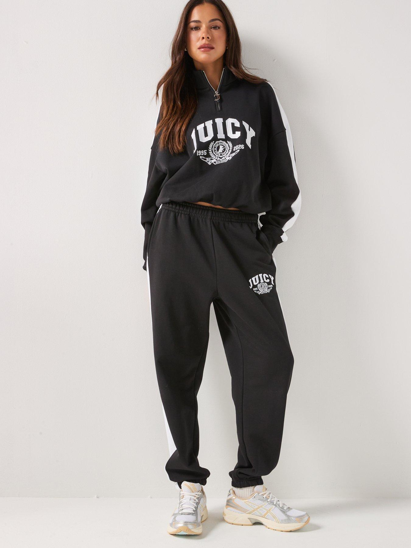 Image 3 of 6 of Juicy Couture College Crest 1/4 Zip Track Top