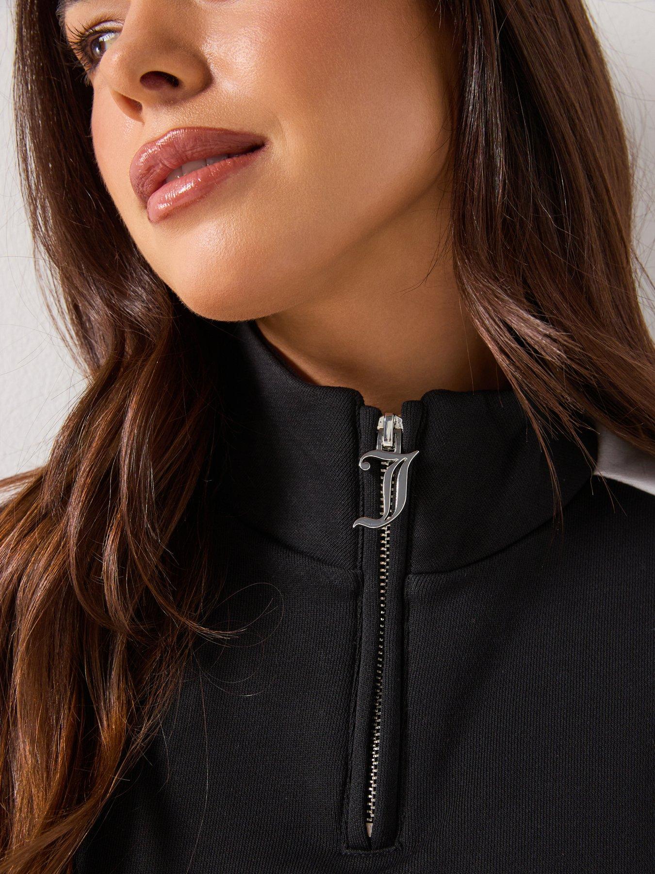 Image 6 of 6 of Juicy Couture College Crest 1/4 Zip Track Top