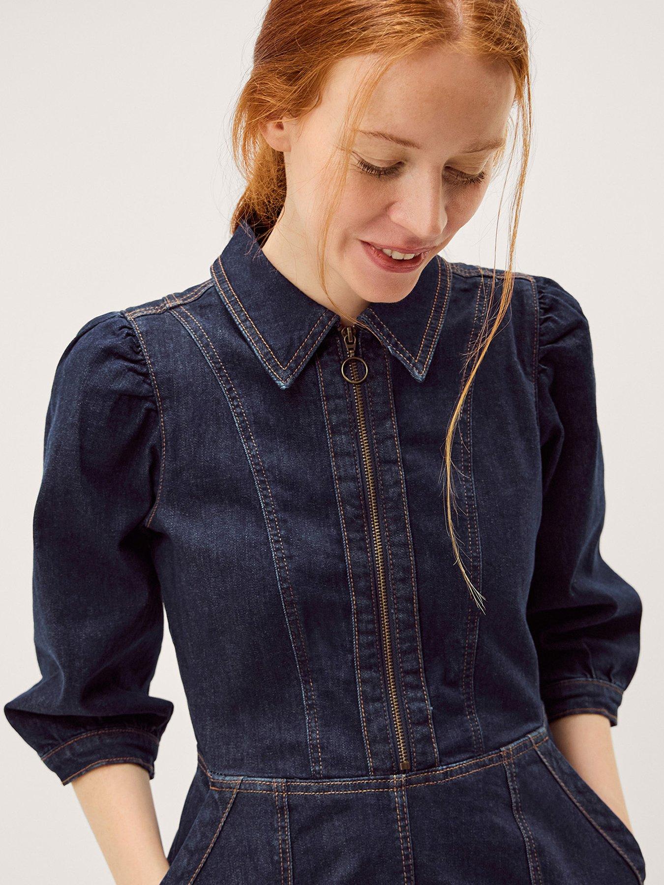 monsoon-erin-zip-front-denim-midi-dress-blueoutfit