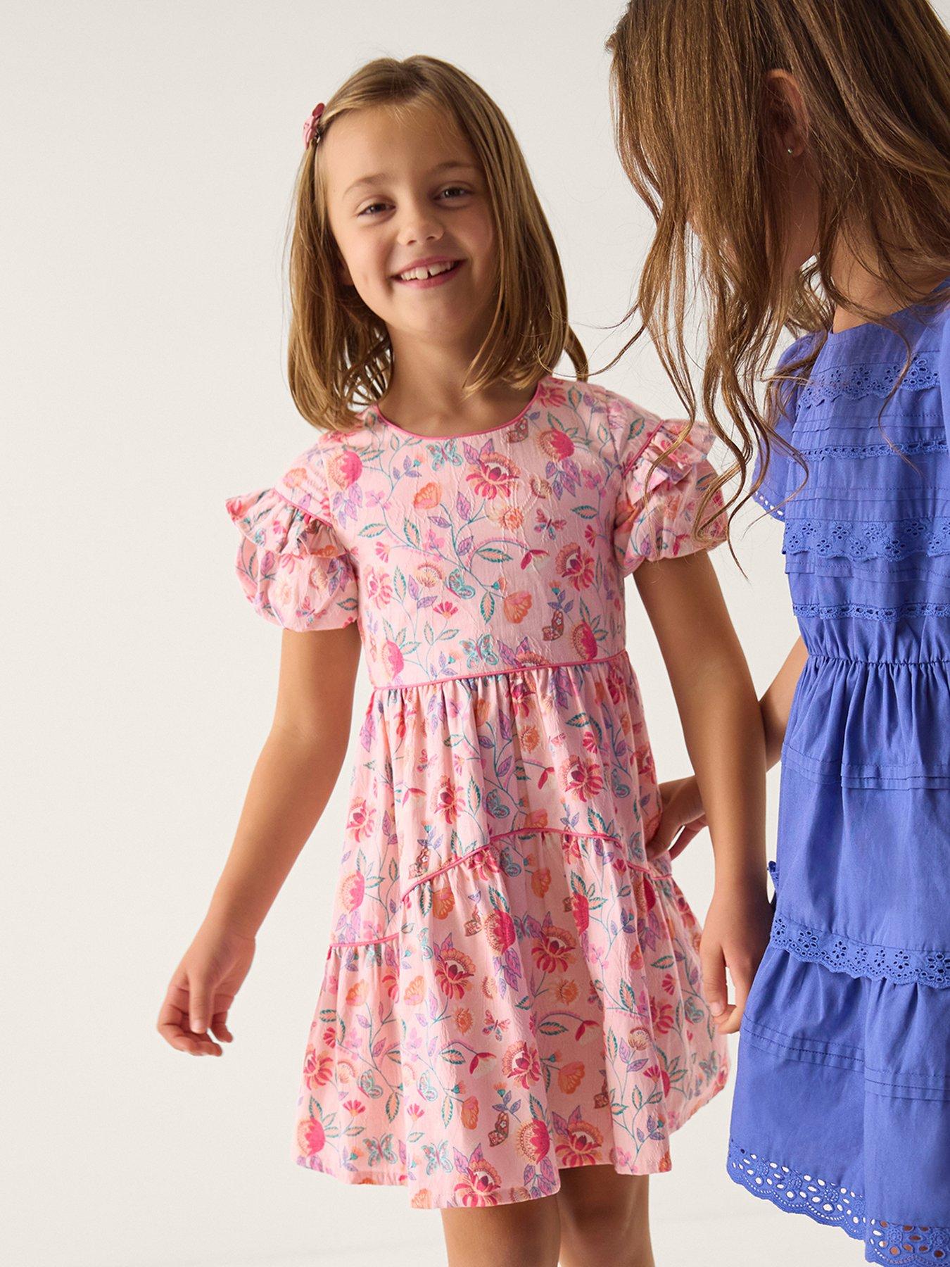 monsoon-girls-short-sleeve-floral-jacquard-dress-light-cream