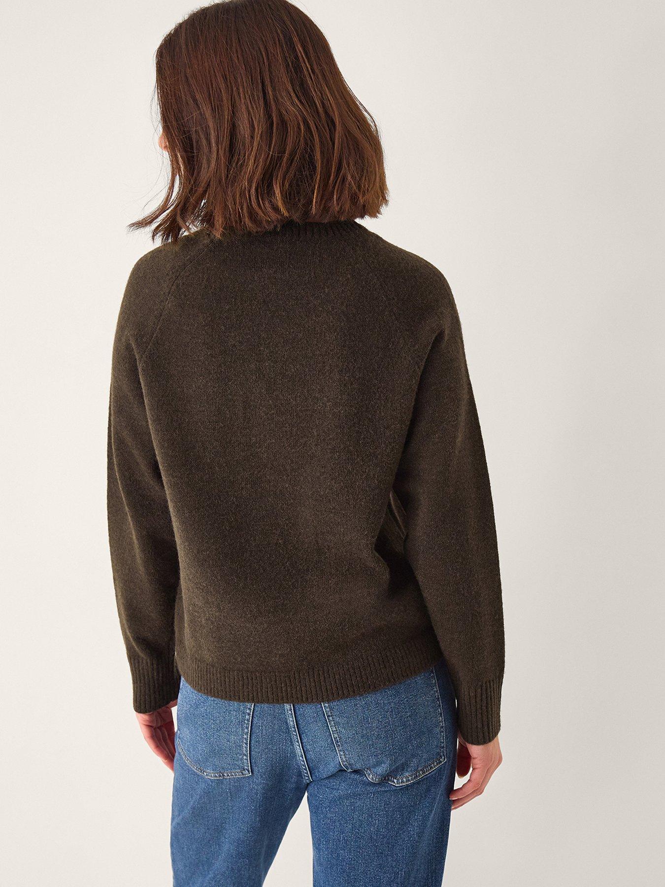 monsoon-bray-button-jumper-brownstillFront