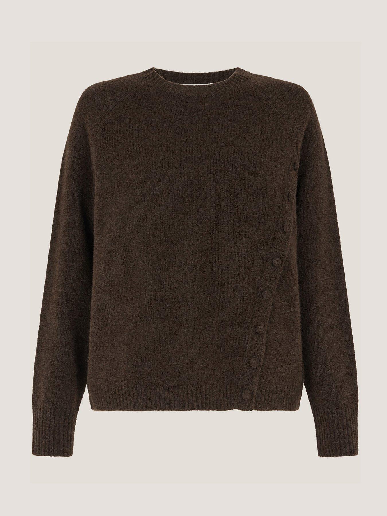 monsoon-bray-button-jumper-browndetail