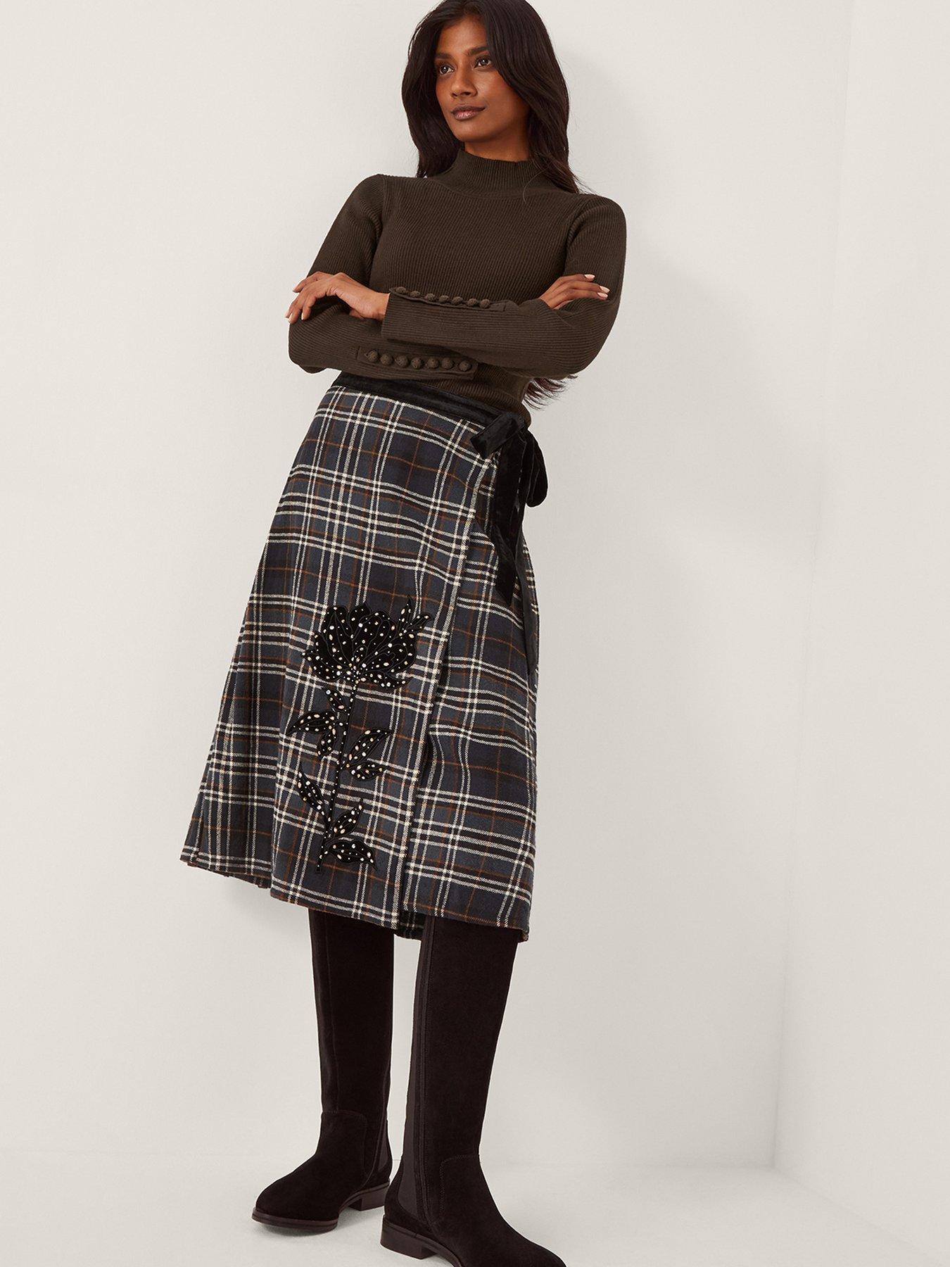 Image 3 of 5 of Monsoon Ruby Ribbed Polo Neck Jumper - Brown