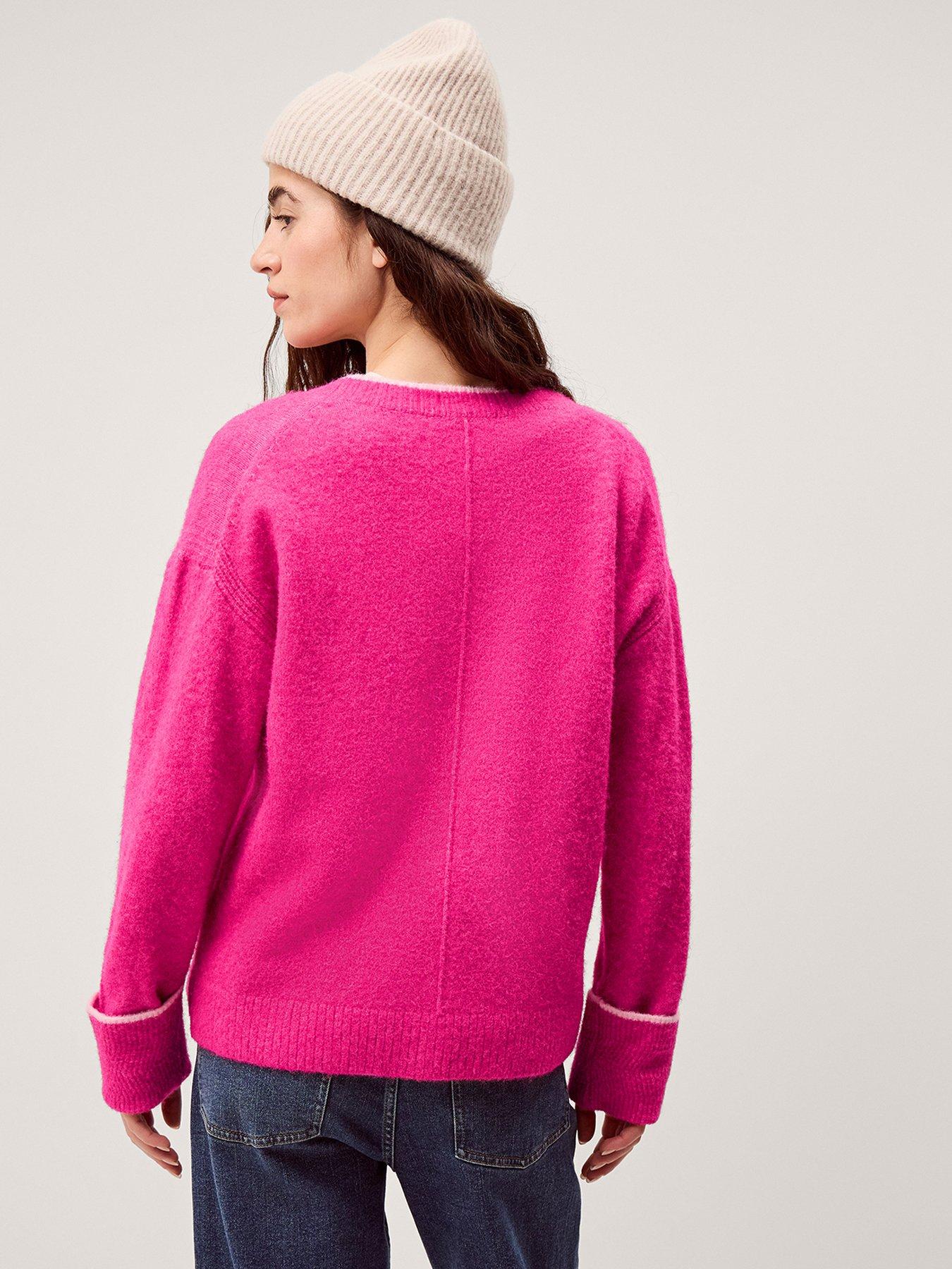 monsoon-oona-oversized-v-neck-cardigan-pinkstillFront