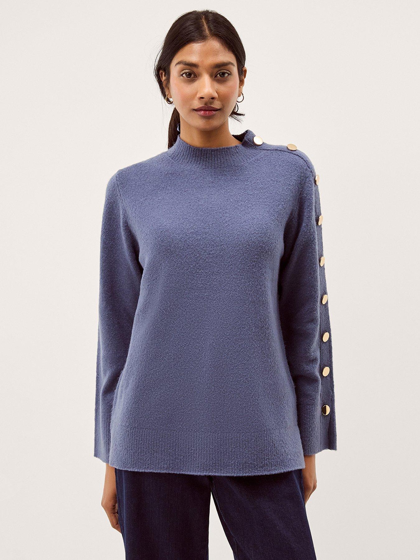 monsoon-breda-button-jumper-blue