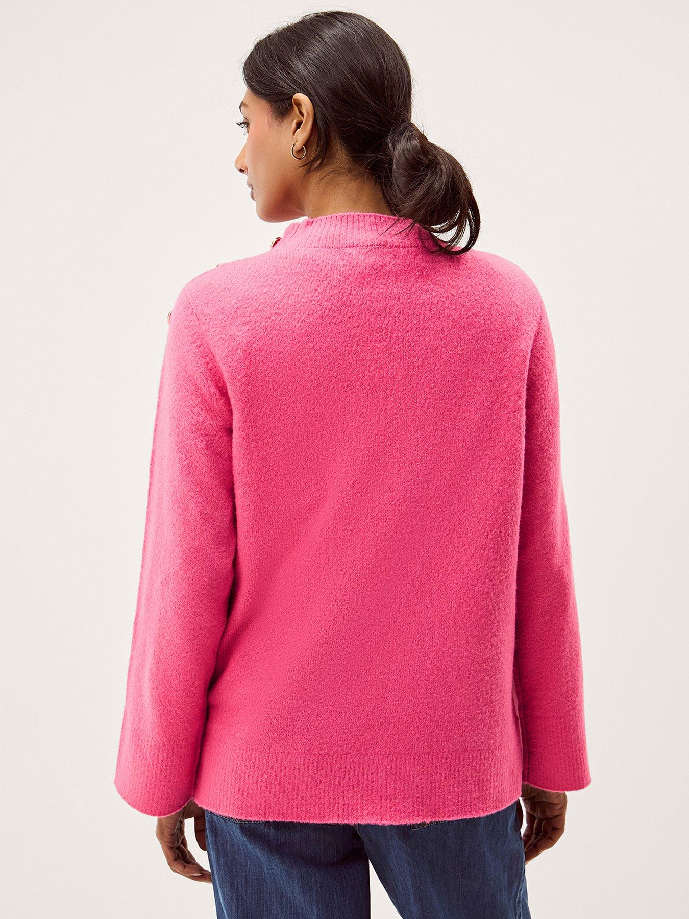 monsoon-breda-button-jumper-pinkstillFront