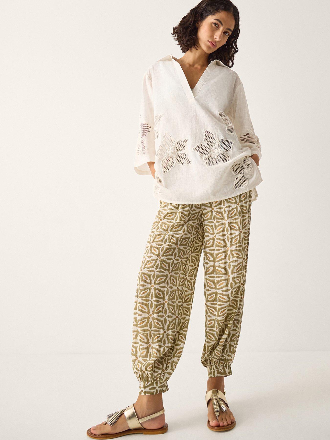 Image 3 of 5 of Monsoon Joanna Cutwork Shirt