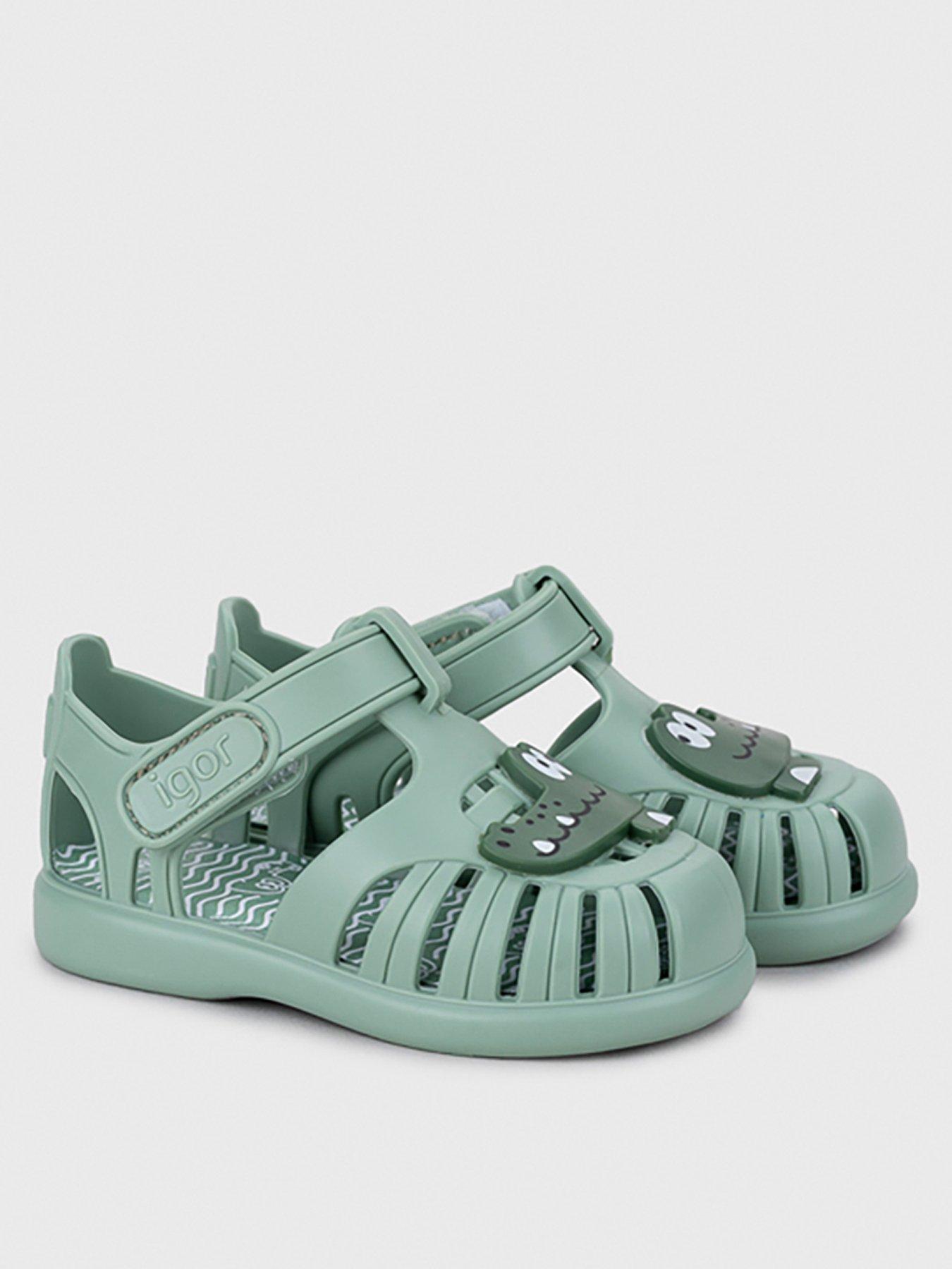 igor-tobby-croco-sandal-greenstillFront