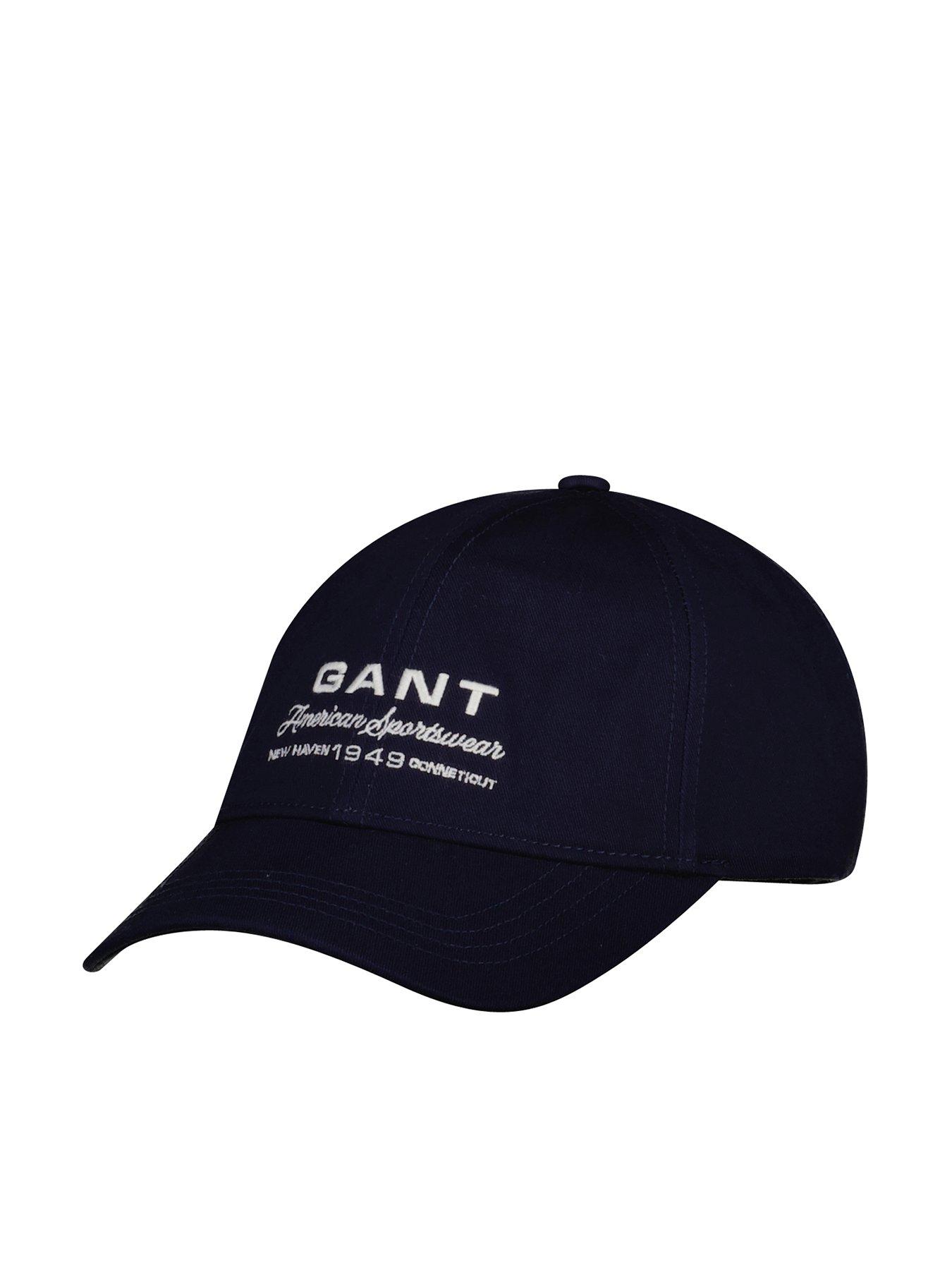 GANT Graphic Cotton Twill Cap - Navy