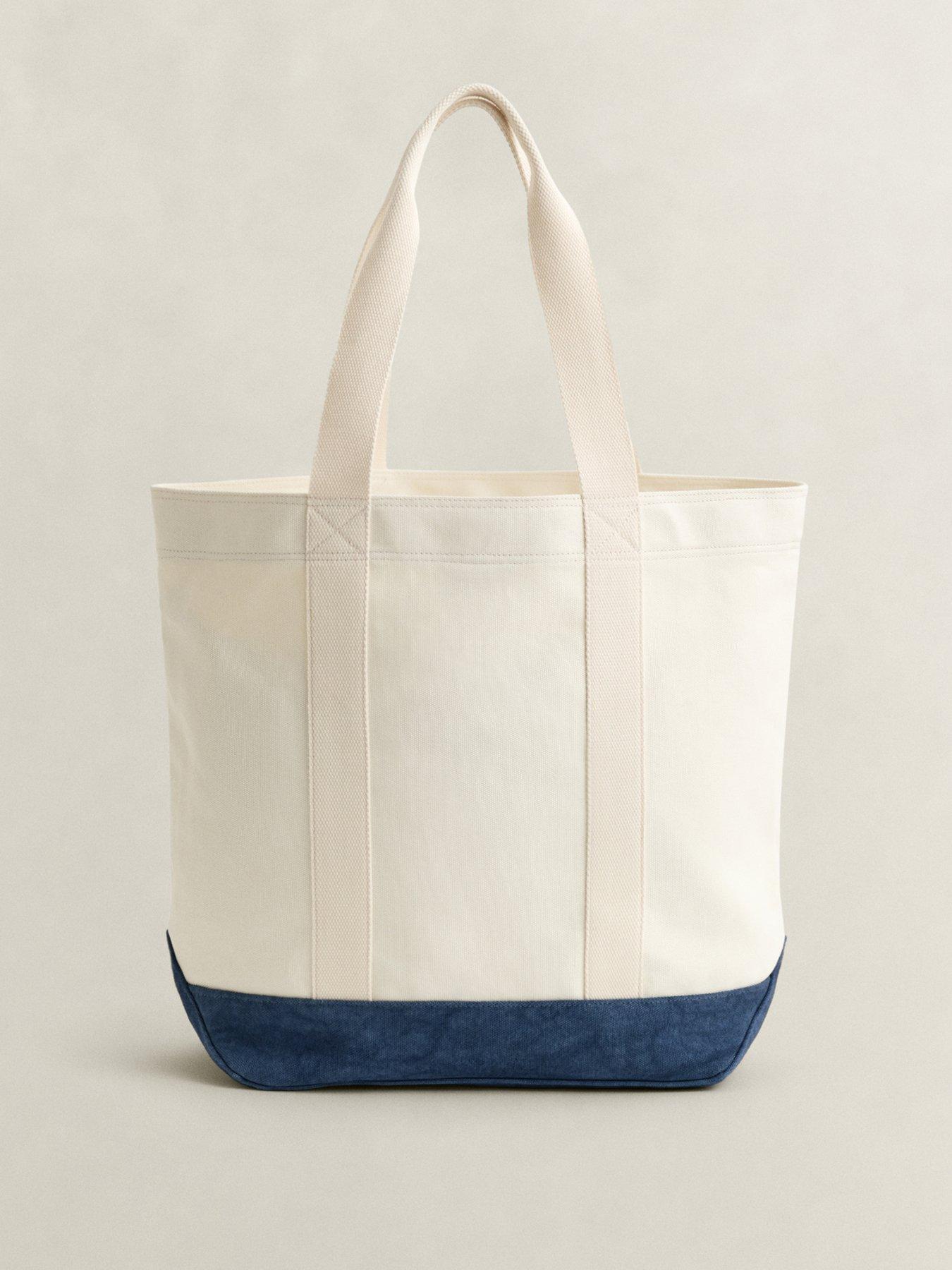 Image 2 of 3 of GANT Gant Contrast Colour Canvas Tote Bag
