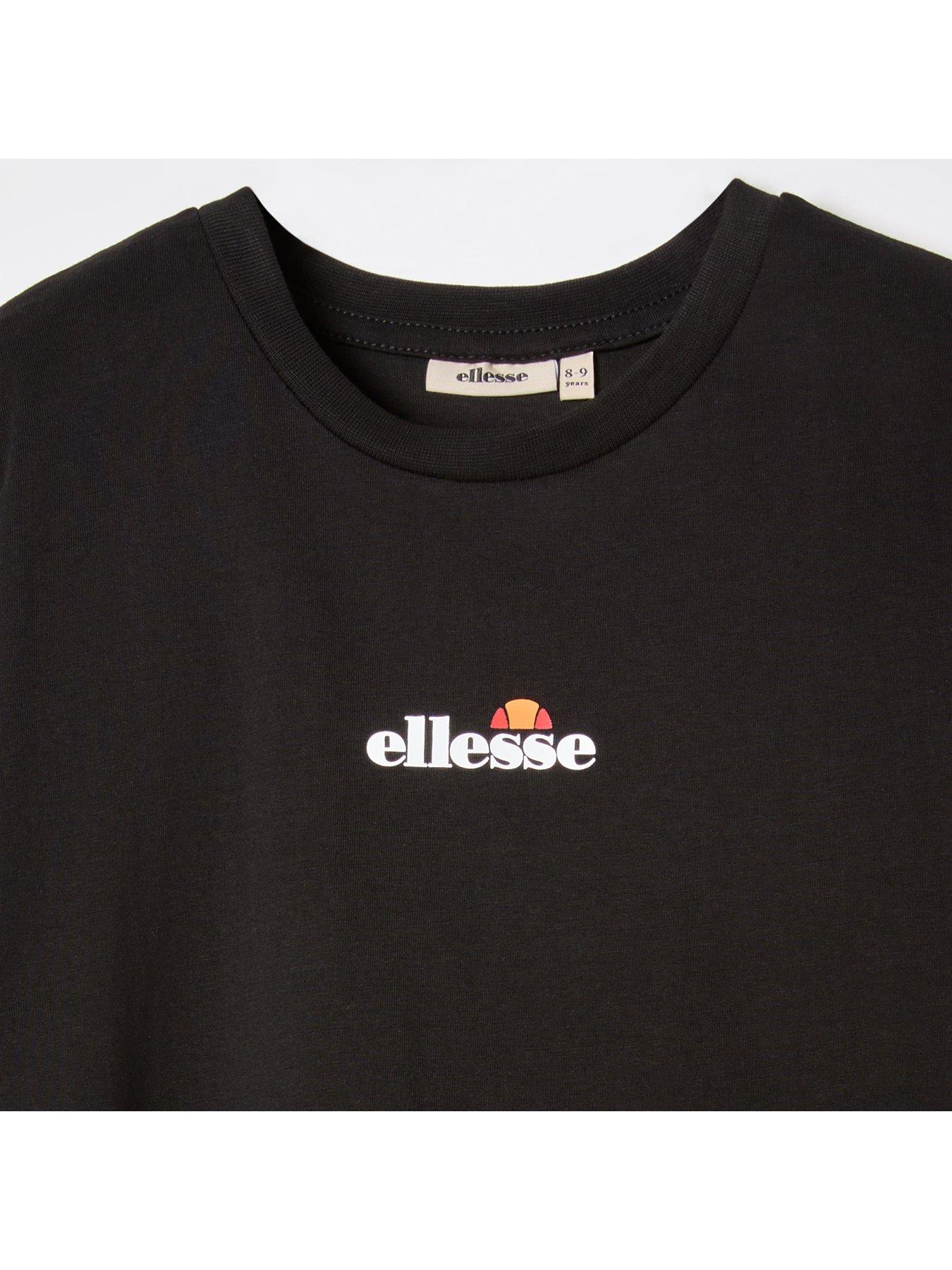 Image 5 of 6 of Ellesse Junior Boys Duranio 2 Pack Tee-black/white