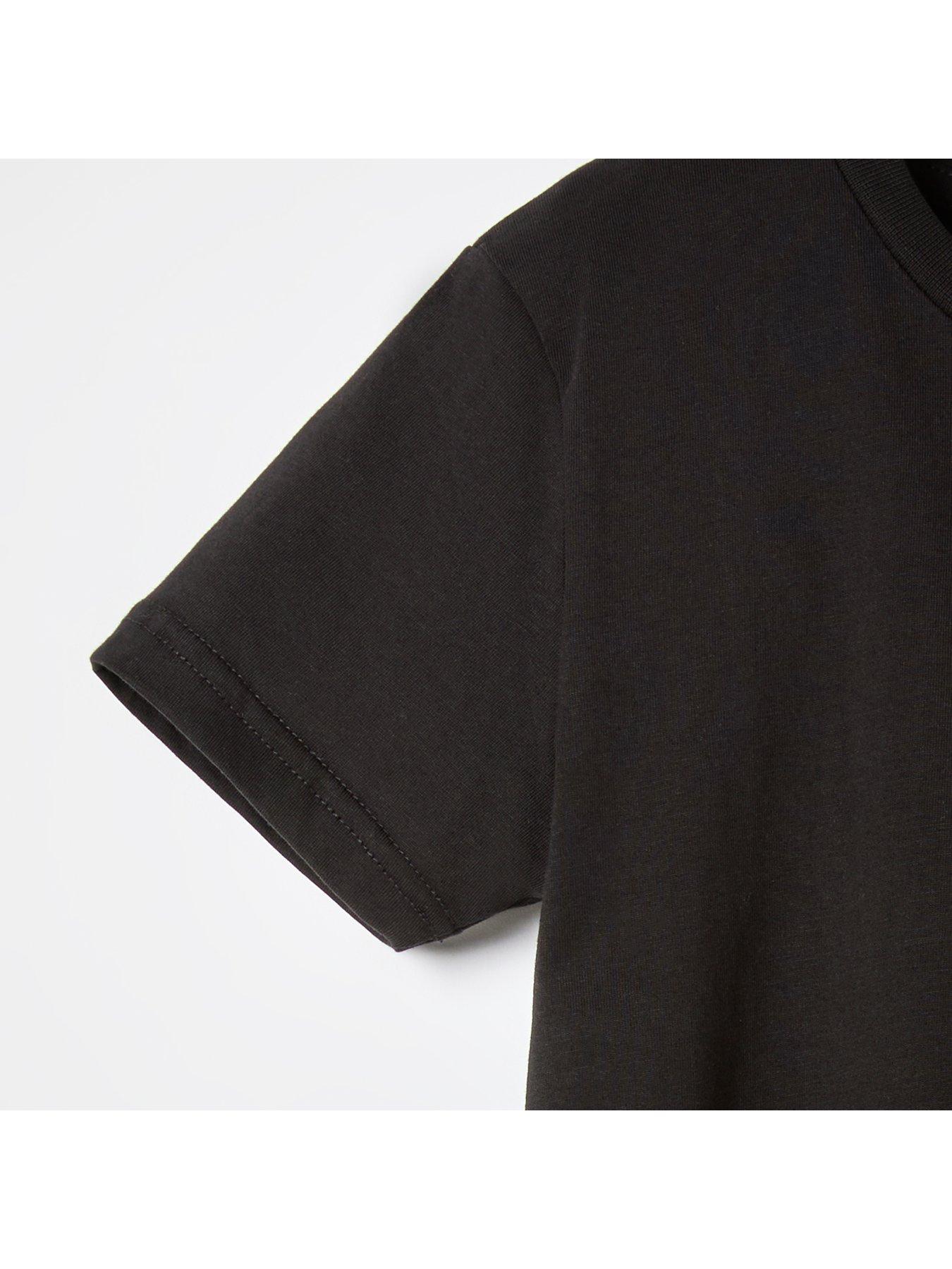 Image 6 of 6 of Ellesse Junior Boys Duranio 2 Pack Tee-black/white