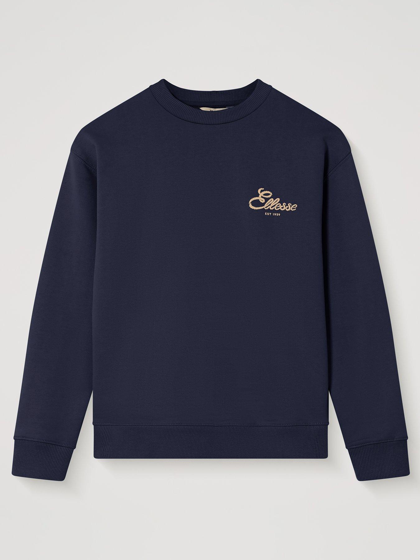 Image 1 of 4 of Ellesse Junior Girls Lamena Sweatshirt - Navy