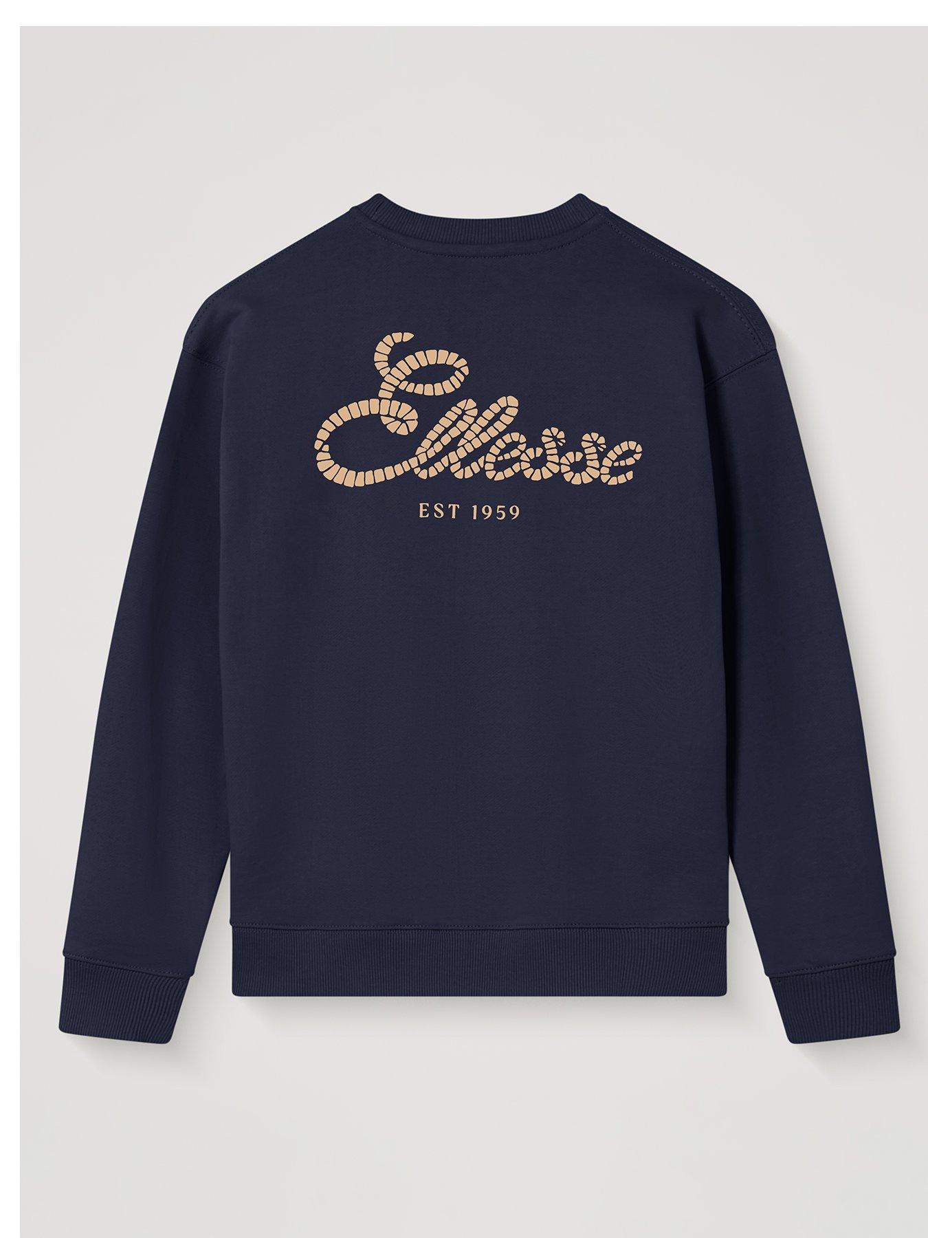 Image 2 of 4 of Ellesse Junior Girls Lamena Sweatshirt - Navy
