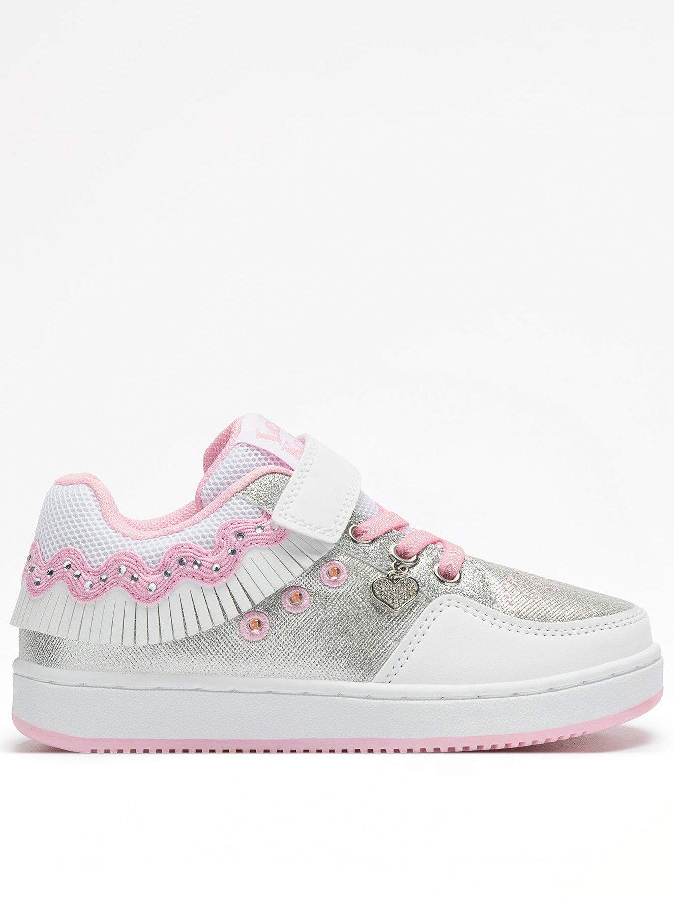 Lelli Kelly Frangetta Mix Scarpa Light-Up Trainer - Silver