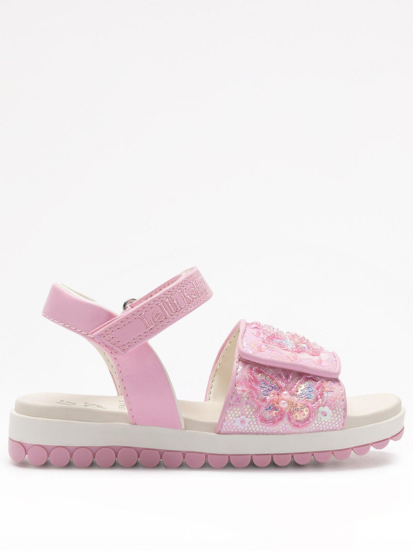 Image 2 of 5 of Lelli Kelly Emerald Beaded Sandal - Pink