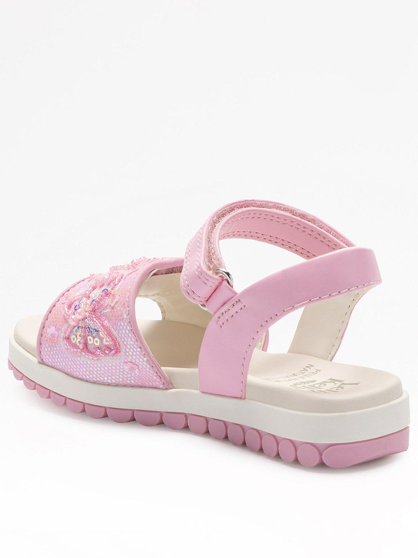 Image 3 of 5 of Lelli Kelly Emerald Beaded Sandal - Pink