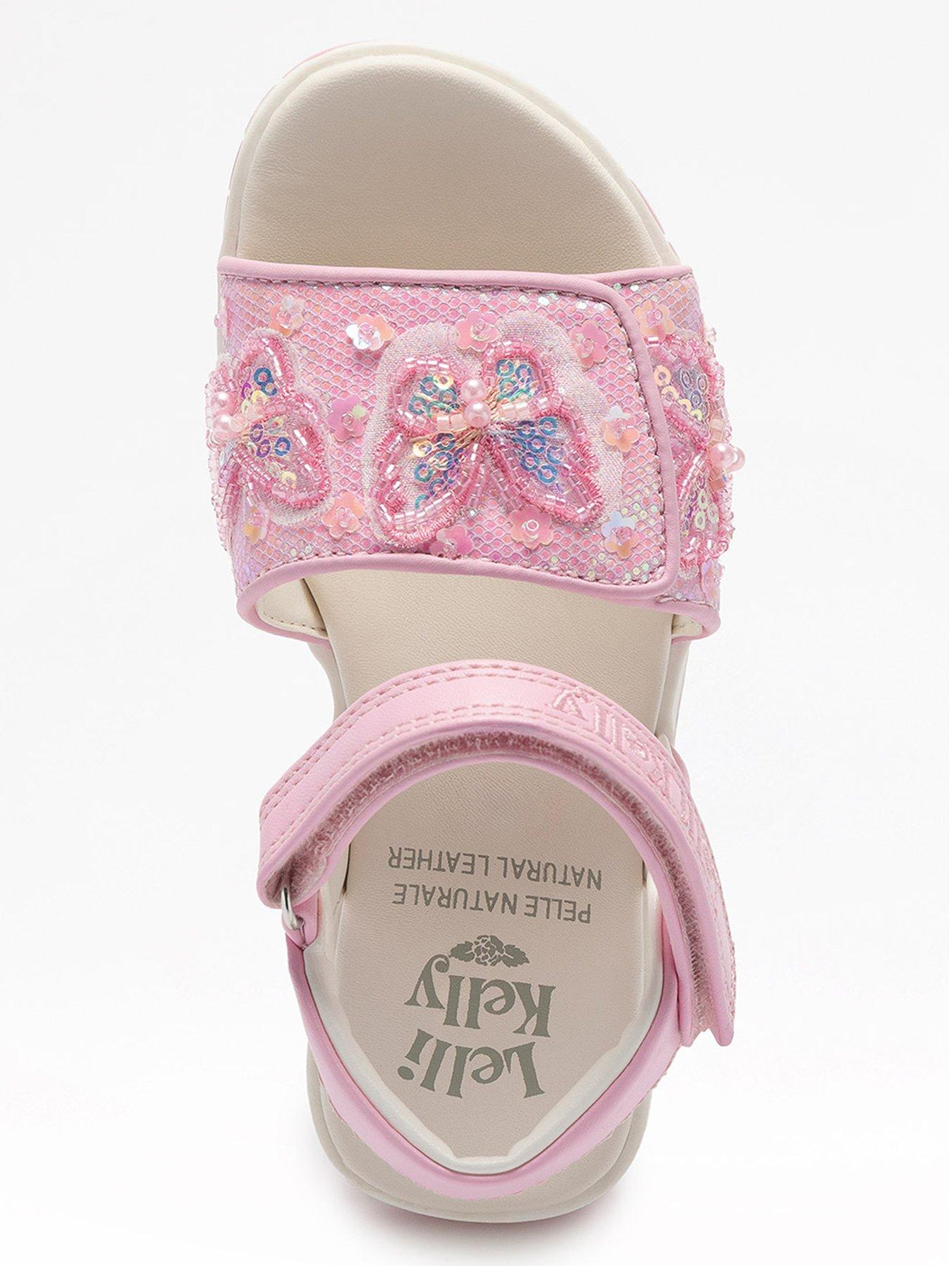 Image 4 of 5 of Lelli Kelly Emerald Beaded Sandal - Pink