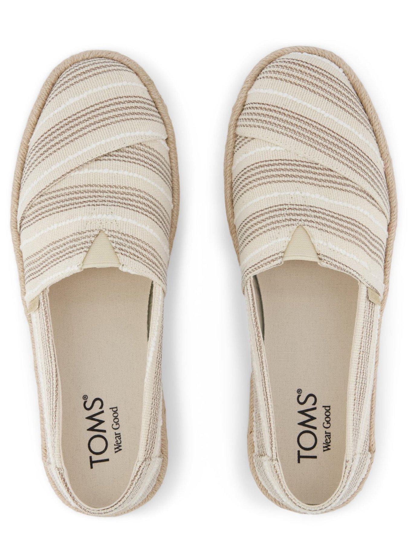 Image 4 of 5 of TOMS Alpargata Plus - Natural Metallic Stripe