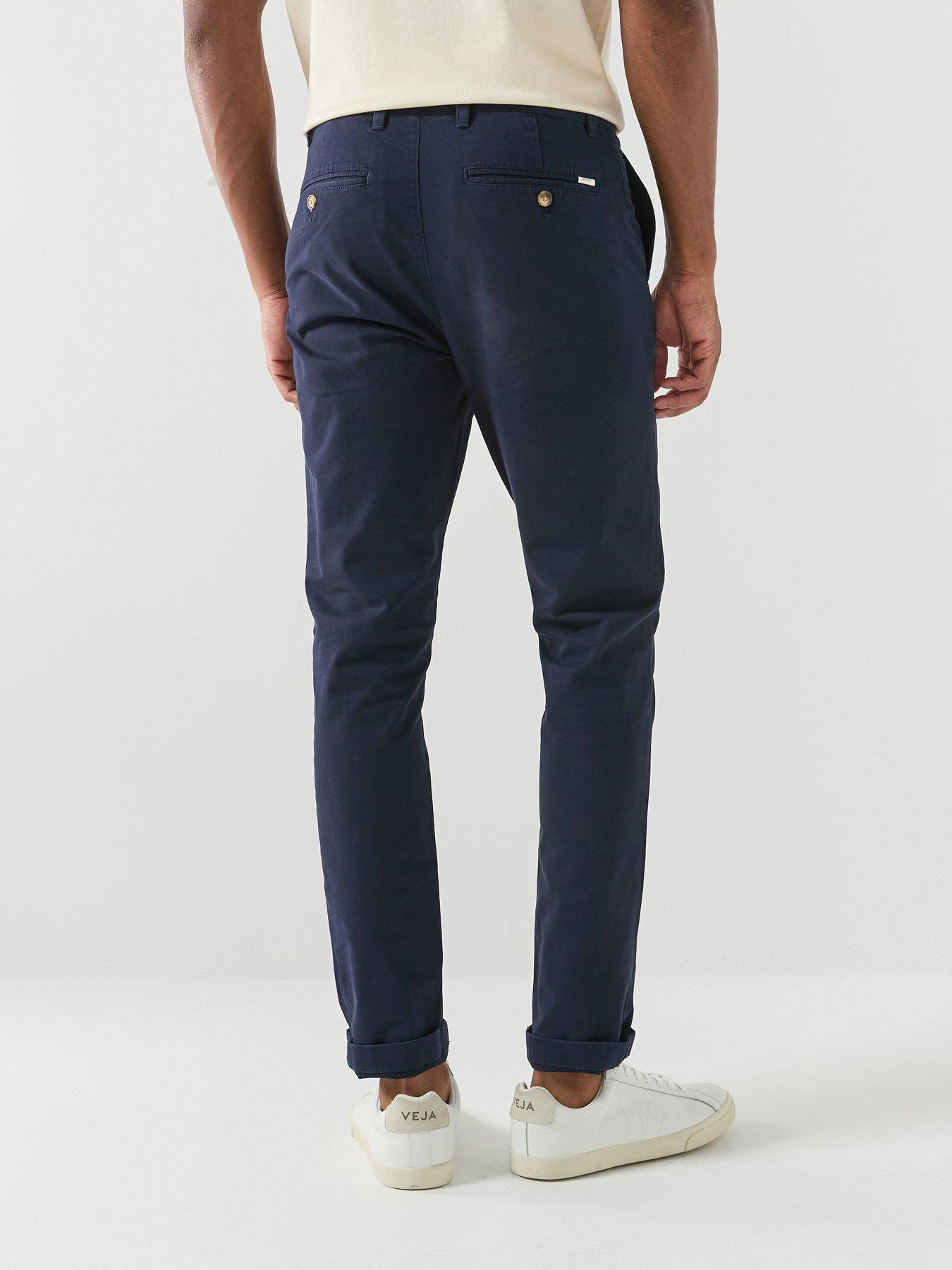 gant-classic-slim-fit-chinos-navystillFront