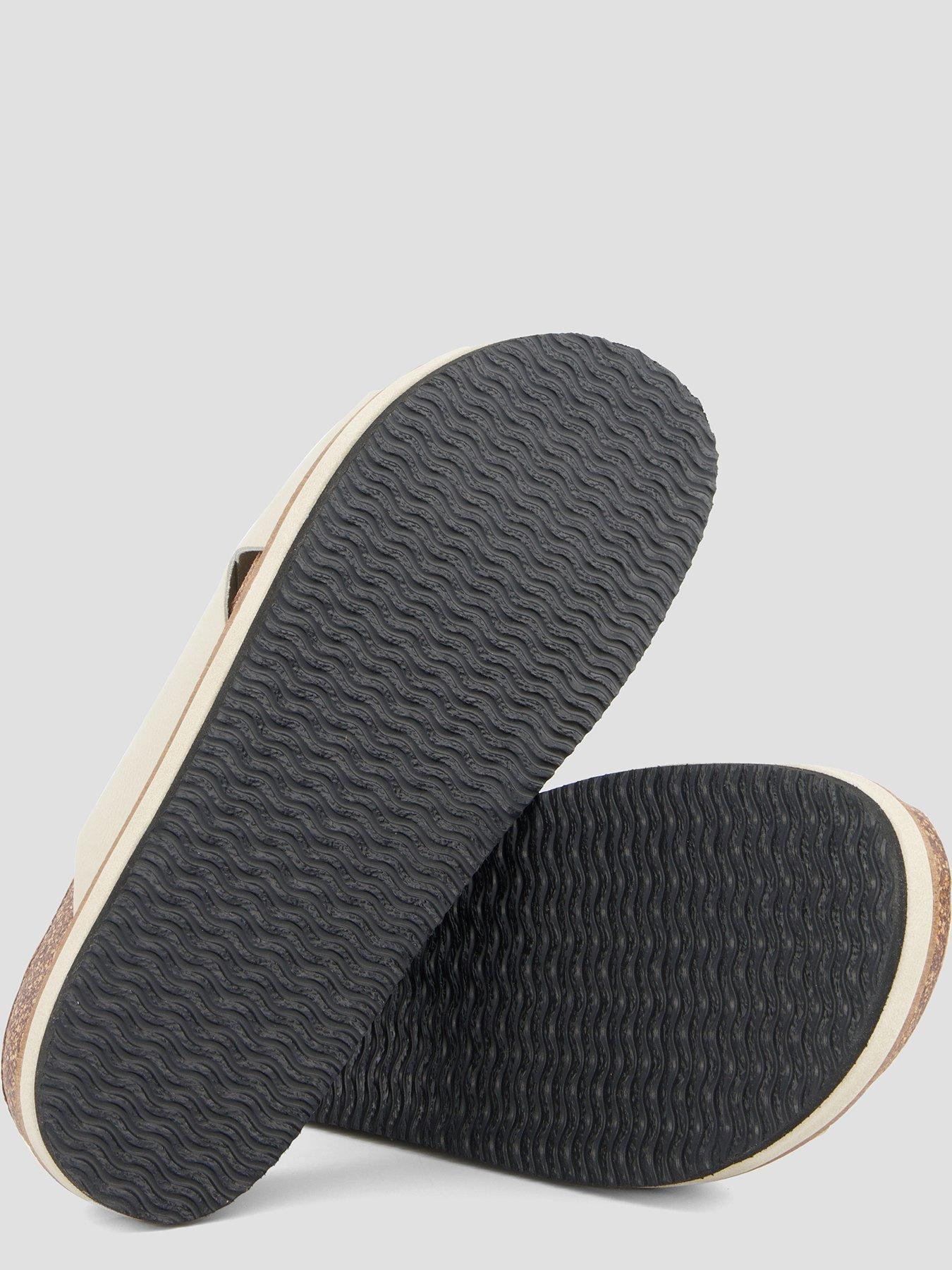 Image 4 of 7 of FREE PEOPLE Sidelines Footbed Sandals - Cream