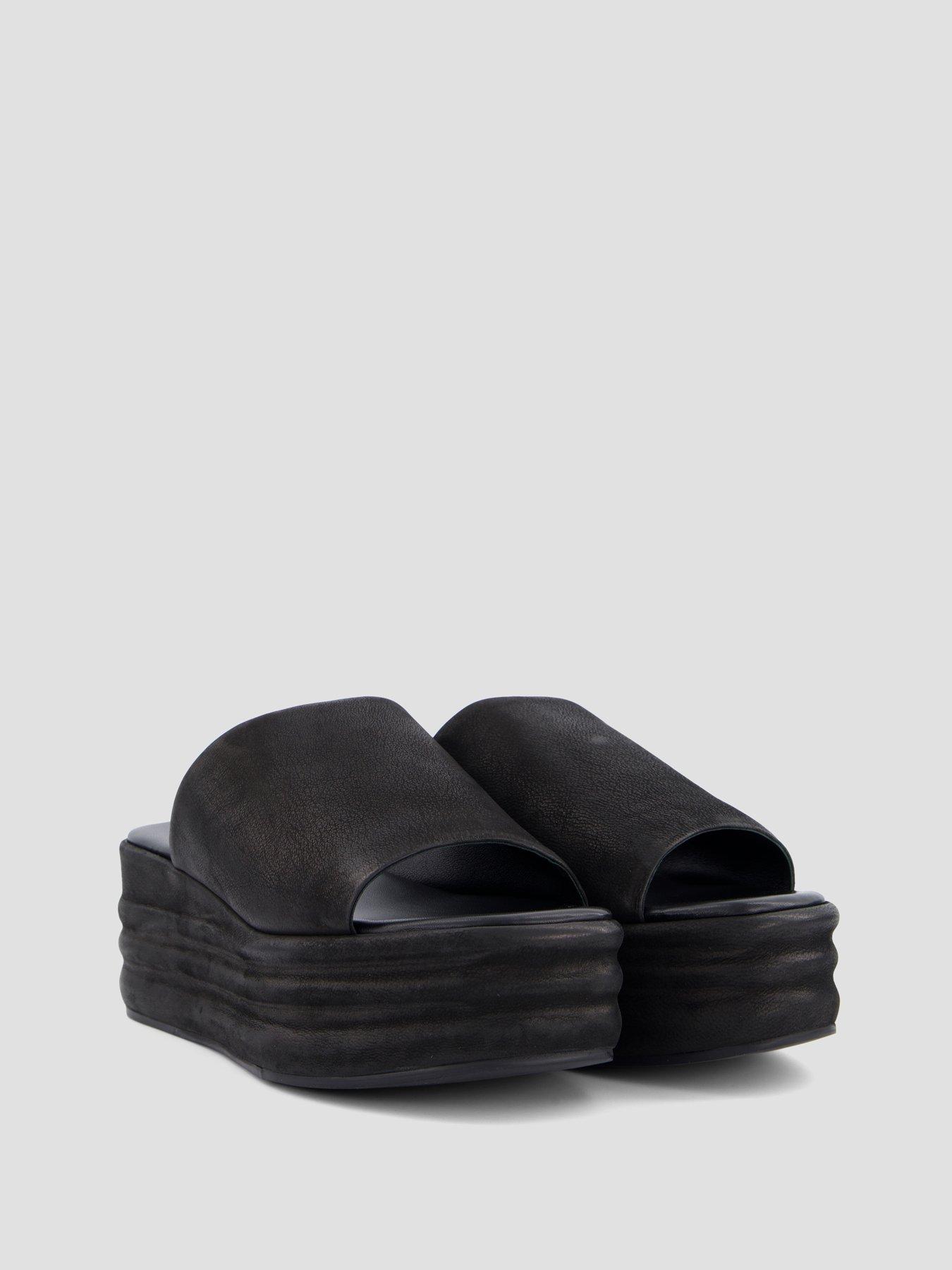 Image 6 of 7 of FREE PEOPLE Harbor Flatform Sandals - Black