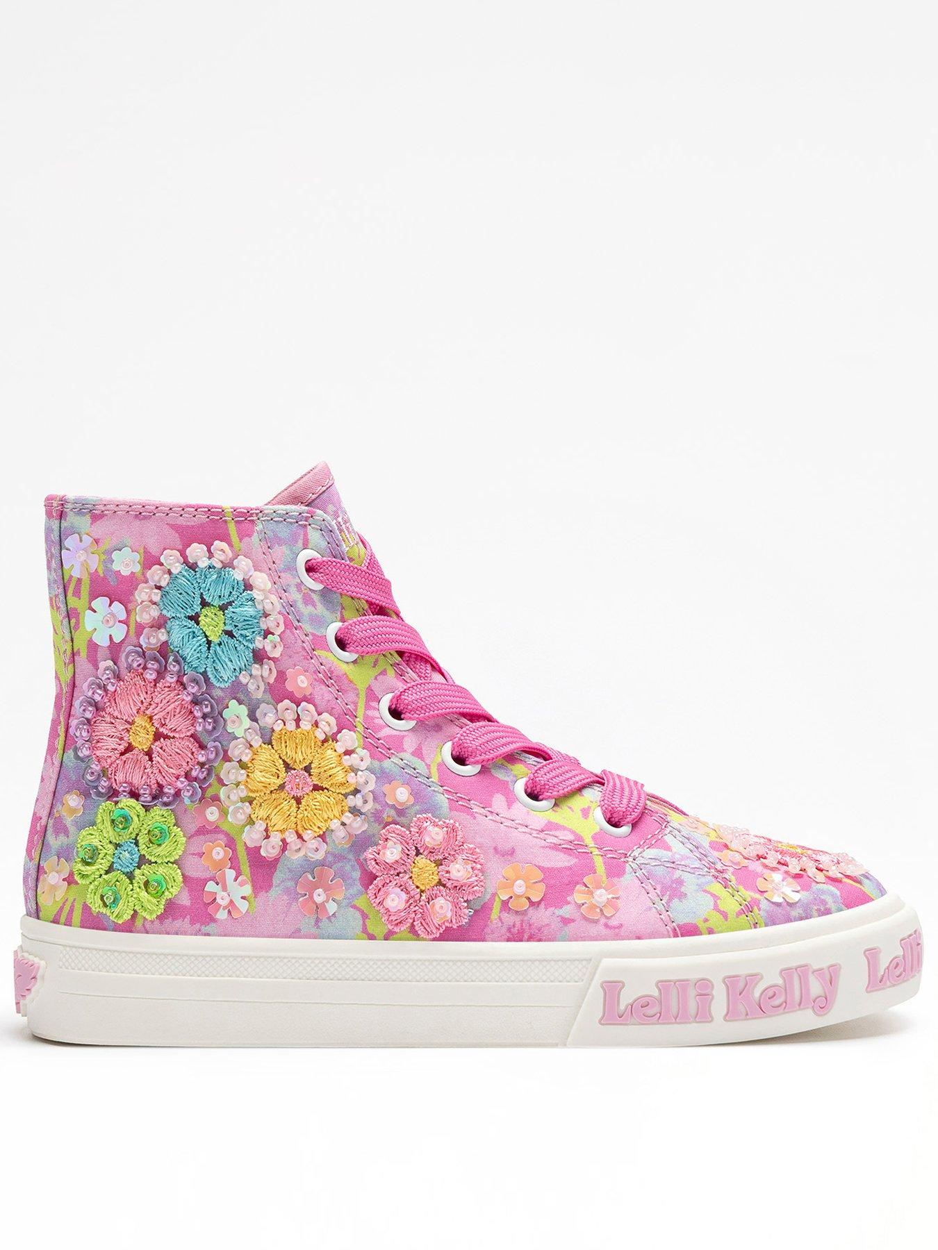 lelli-kelly-eloise-scarpa-beaded-trainer-pinkfront