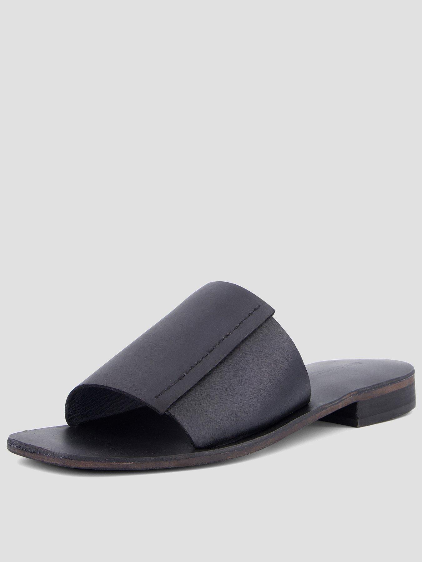 FREE PEOPLE Verona Slide Sandals - Black