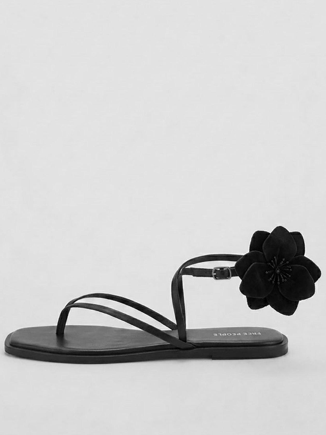 FREE PEOPLE Mismatch Magnolia Sandal - Black