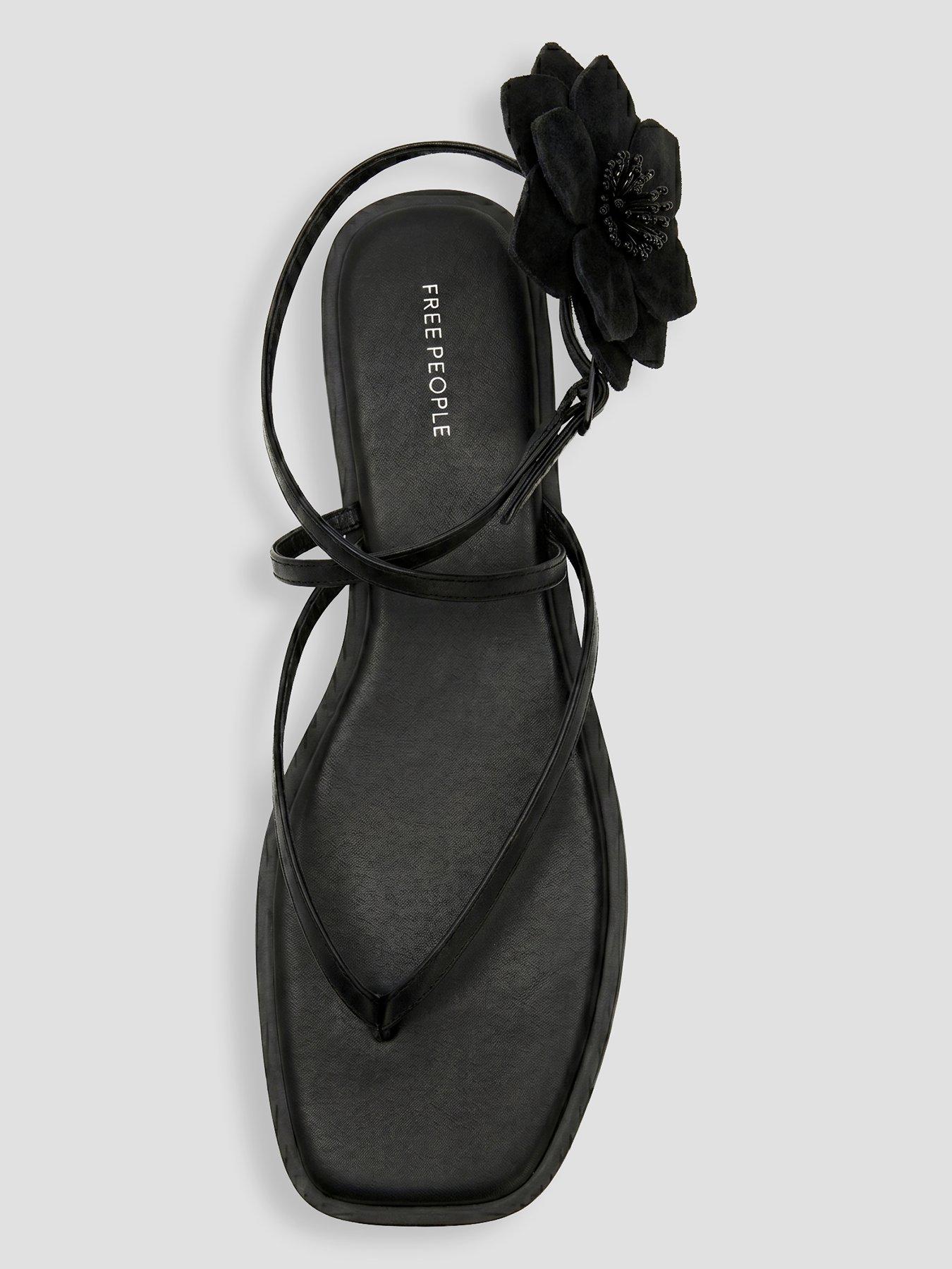 Image 3 of 6 of FREE PEOPLE Mismatch Magnolia Sandal - Black