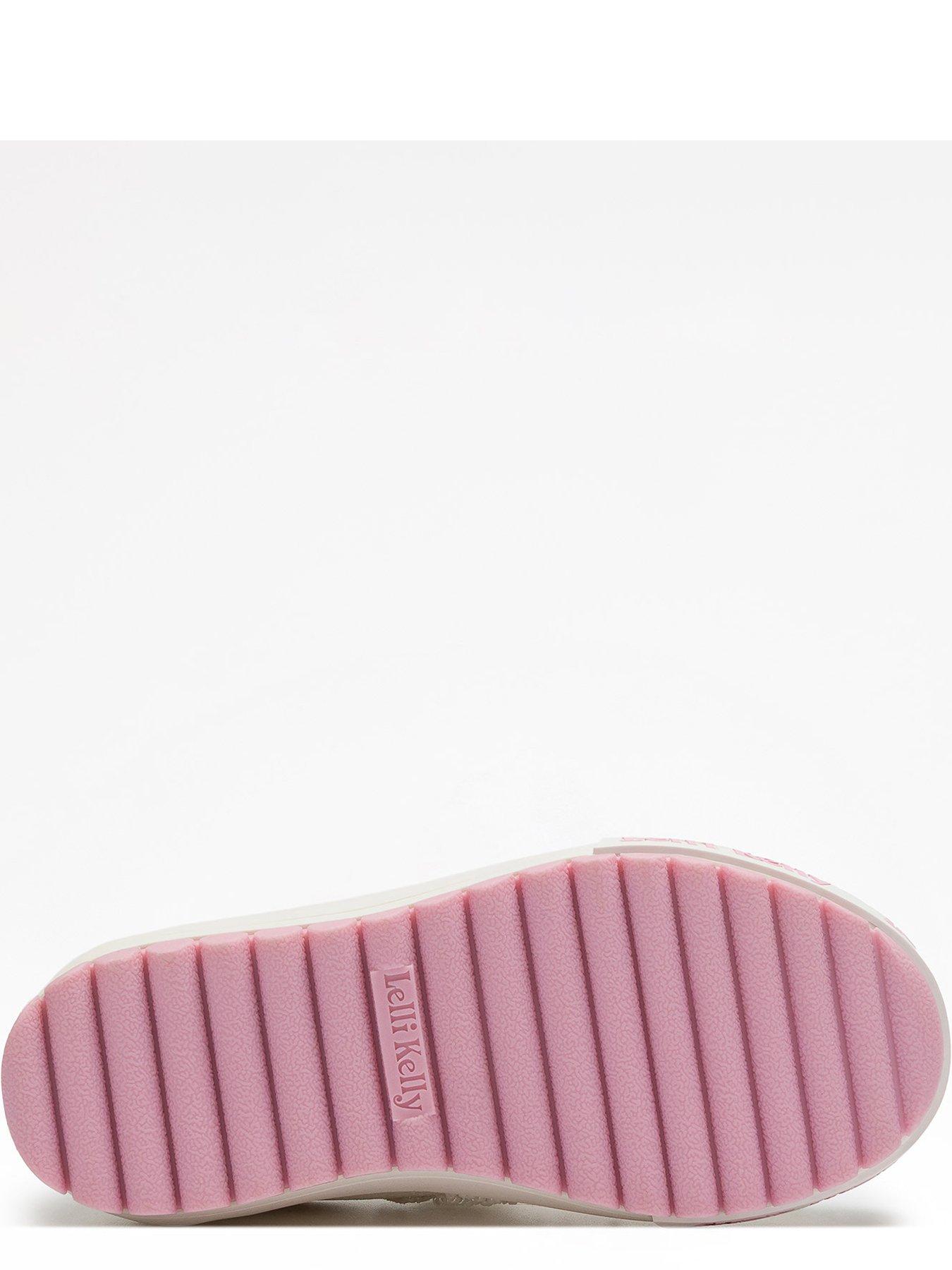 Image 4 of 4 of Lelli Kelly Emerald Scarpa Velcro Strap Trainer - Pink