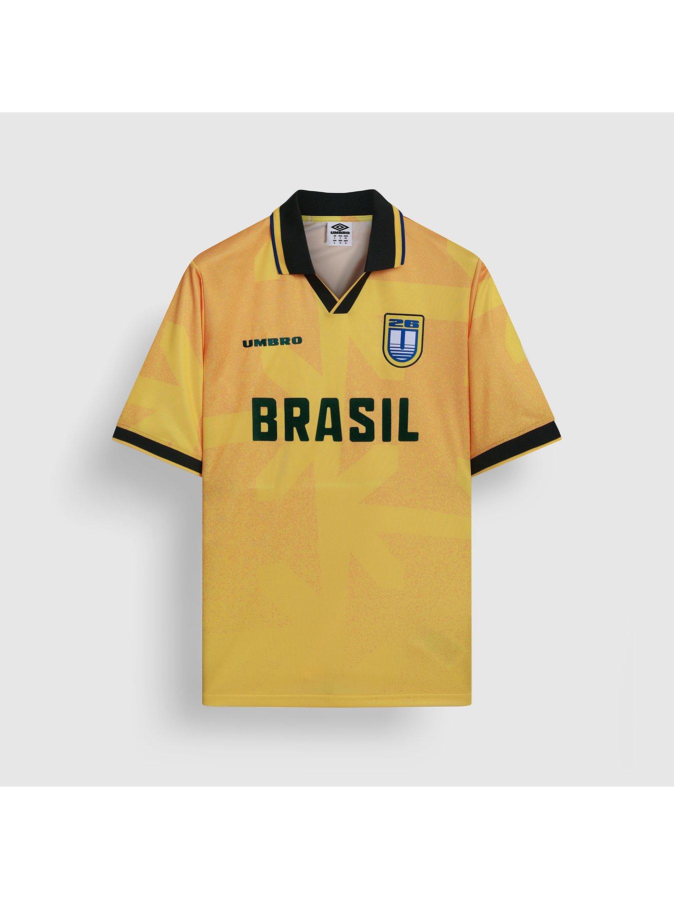Umbro Mens Football Brazil Jersey - Yellow