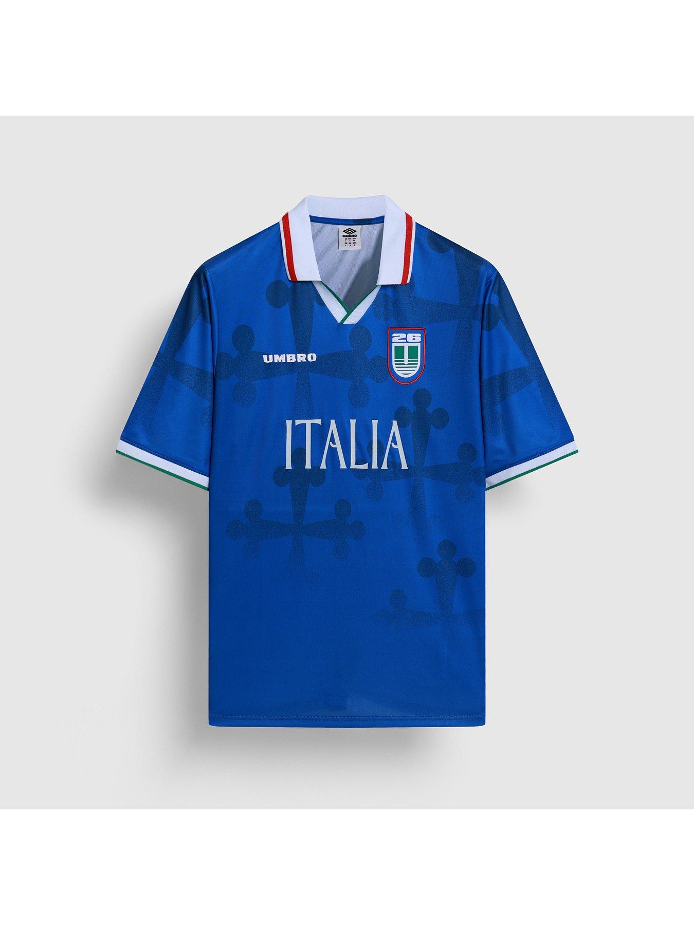 Umbro Mens Football Italy Jersey - Blue