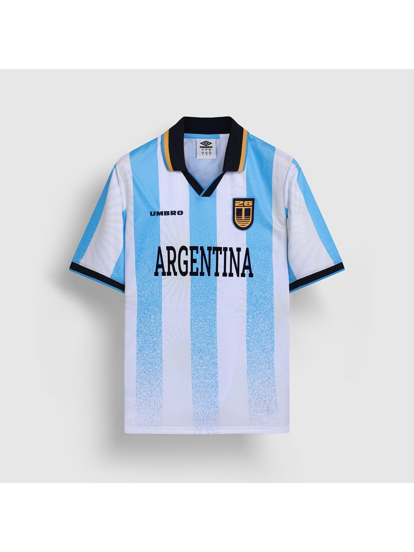 Umbro Mens Football Argentina Jersey - Blue/White