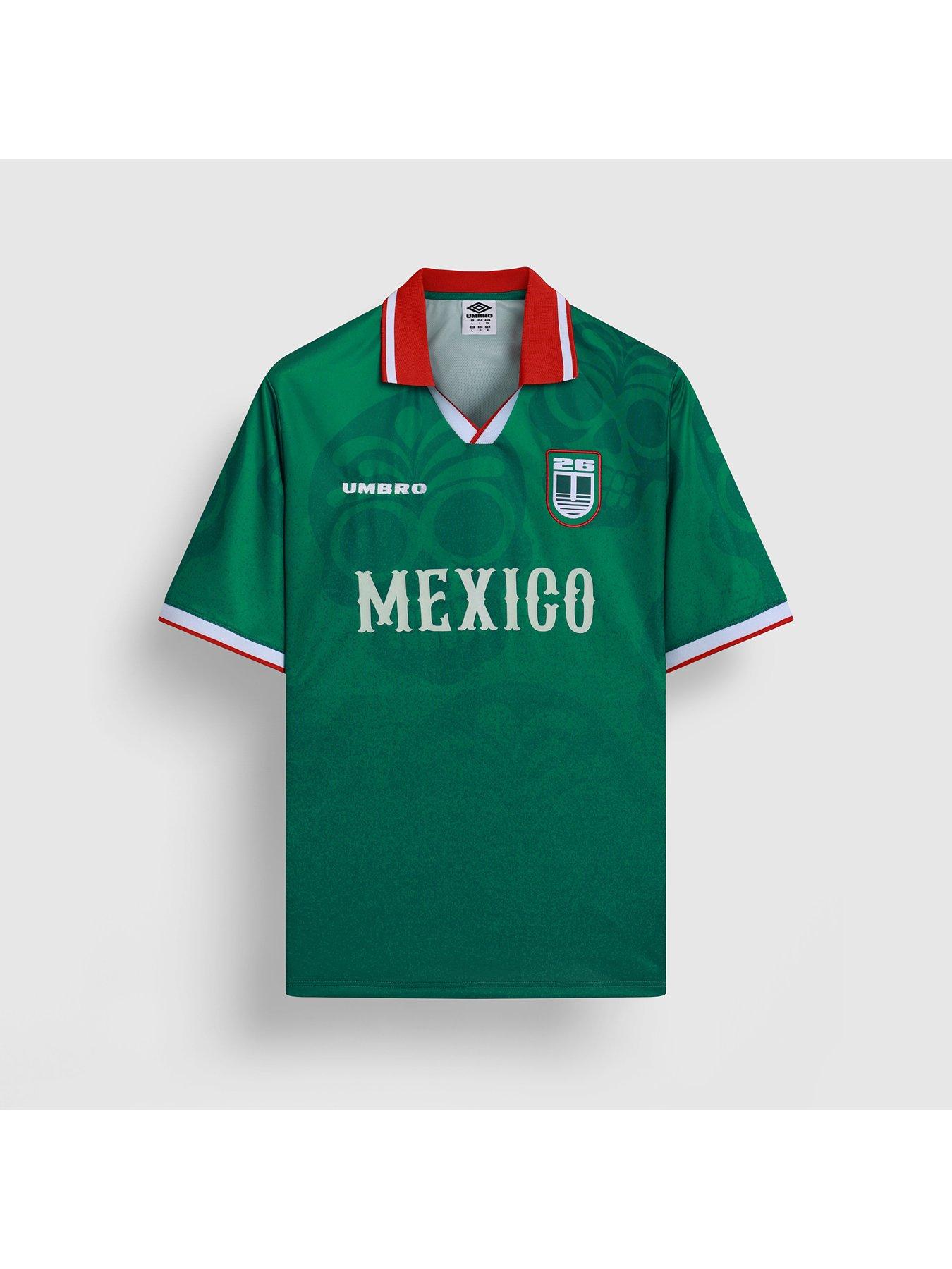Umbro Mens Football Mexico Jersey - Green