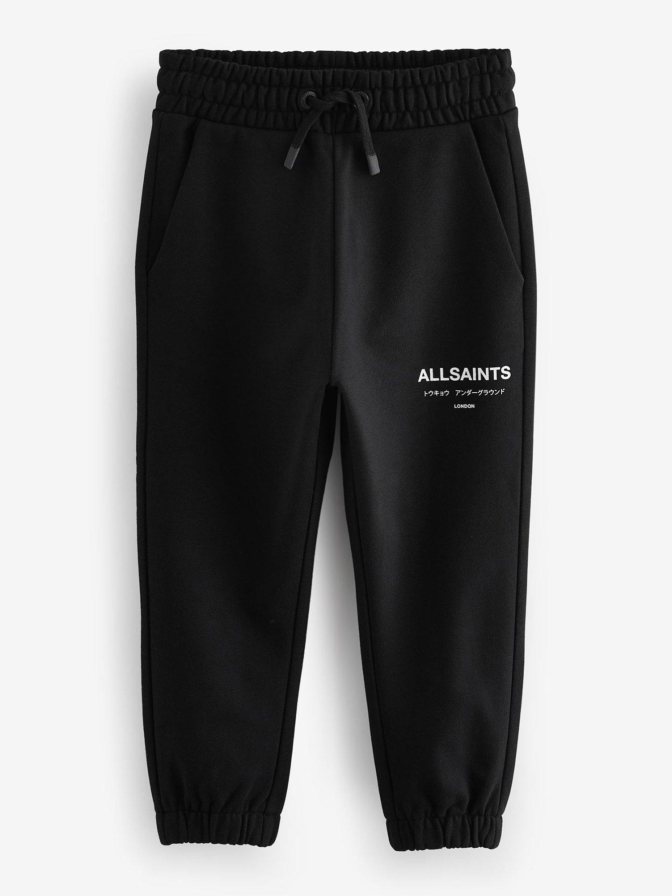 Image 2 of 7 of smALLSAINTS Boys Underground Cuffed Joggers - Black