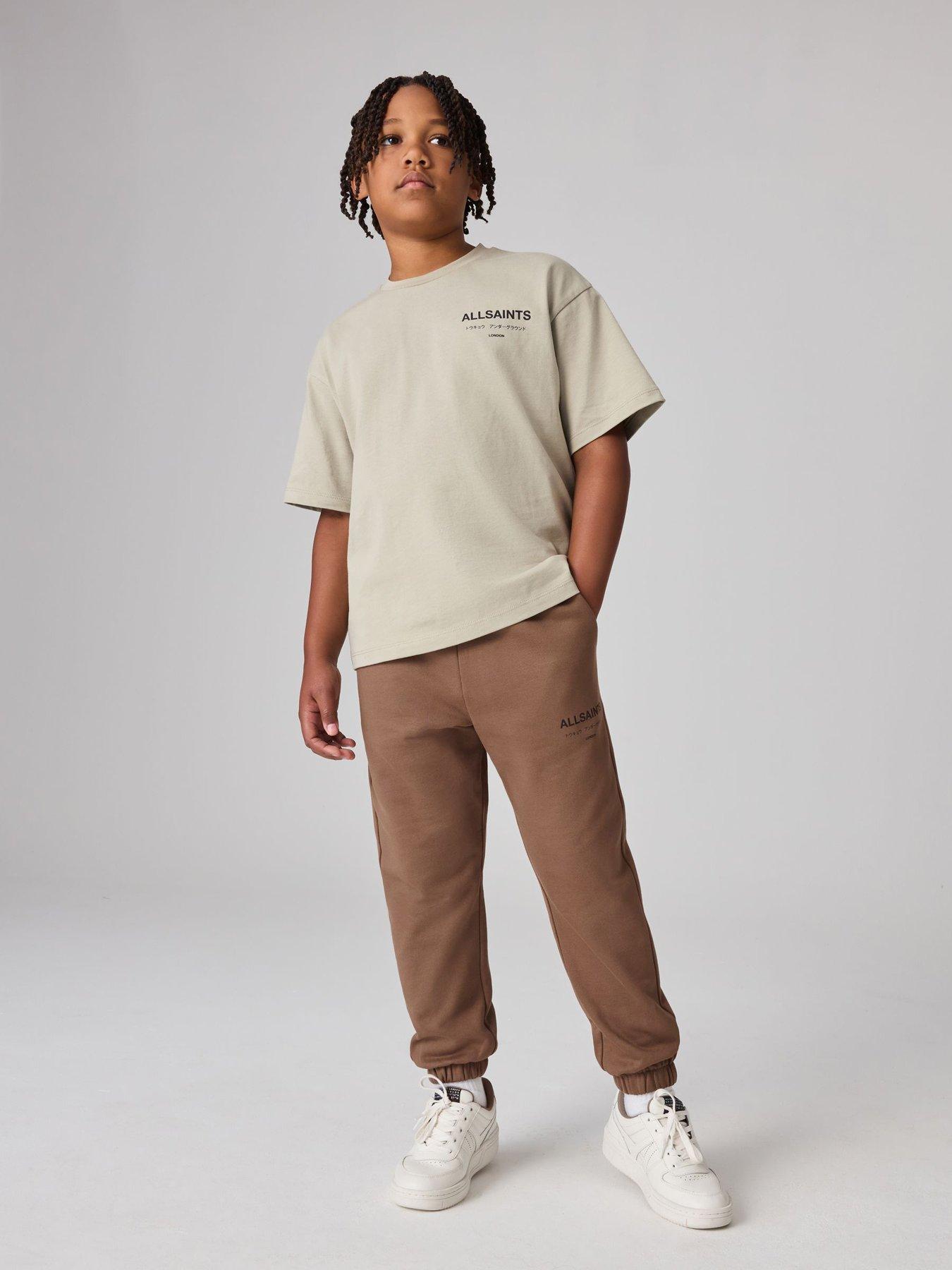 Image 7 of 7 of smALLSAINTS Boys Underground Cuffed Jogger - Brown