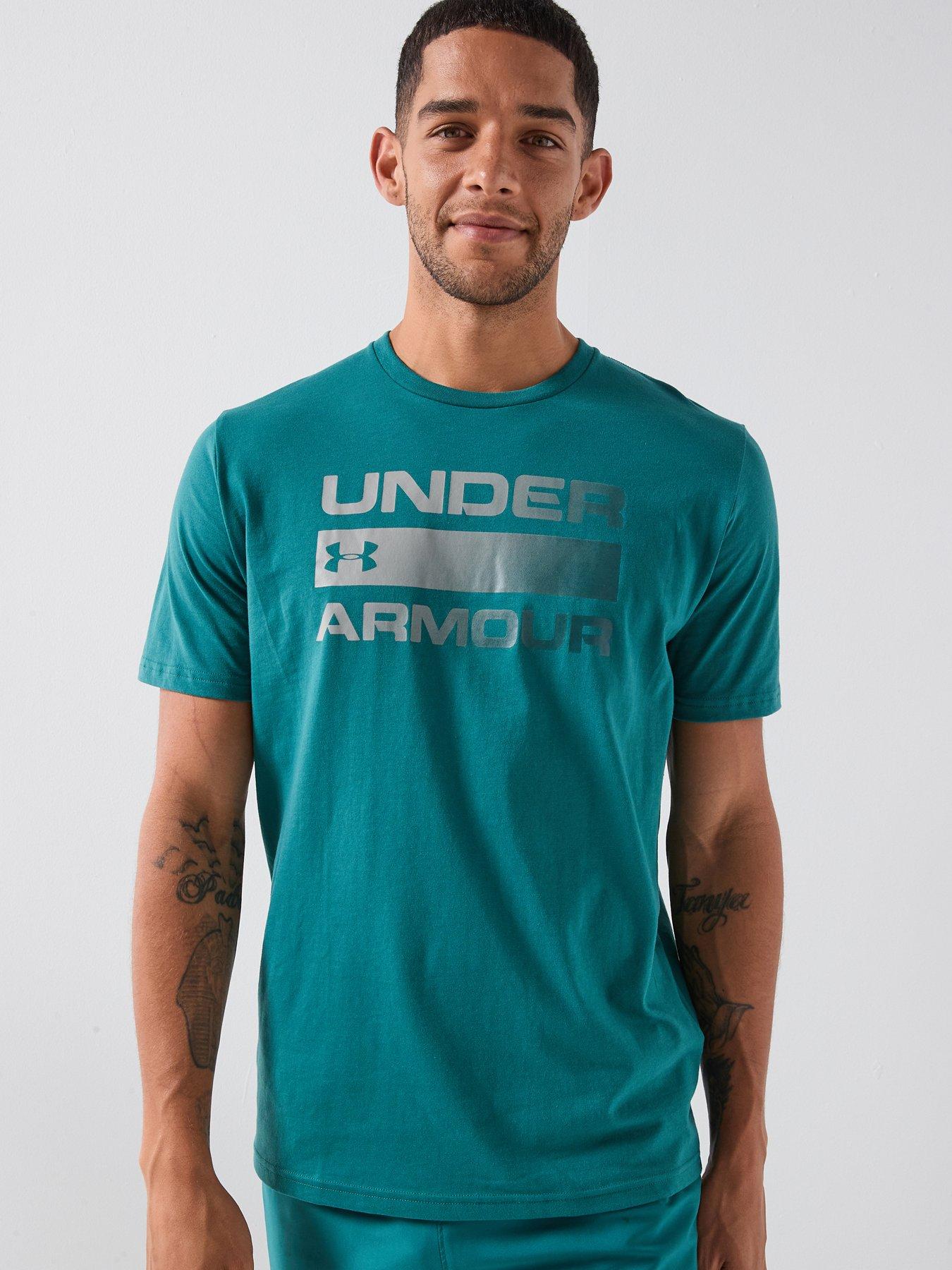 UNDER ARMOUR Mens Training Team Issue Short Sleeve T-Shirt - Green