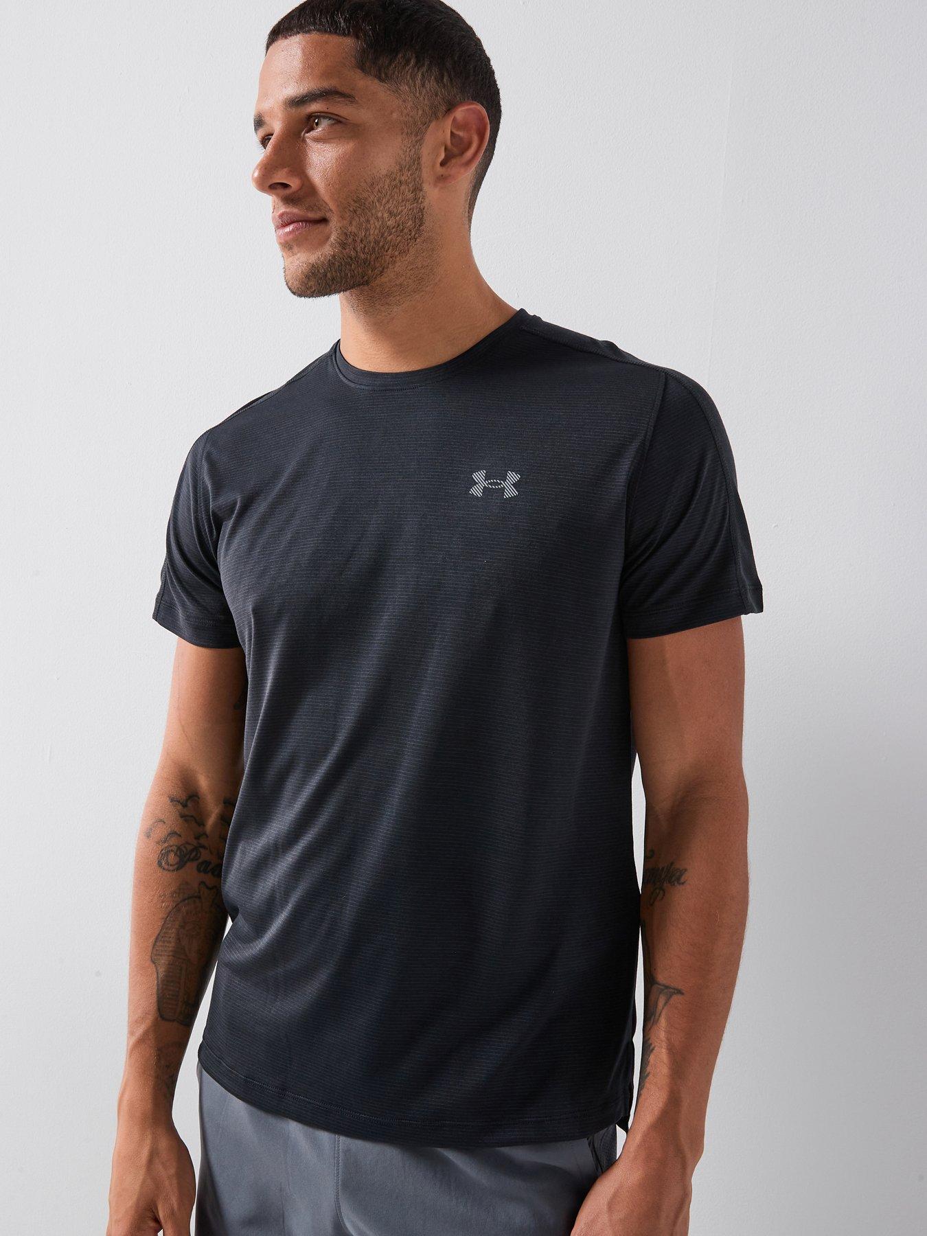 UNDER ARMOUR Mens Running Velociti Short Sleeve T-Shirt - Black