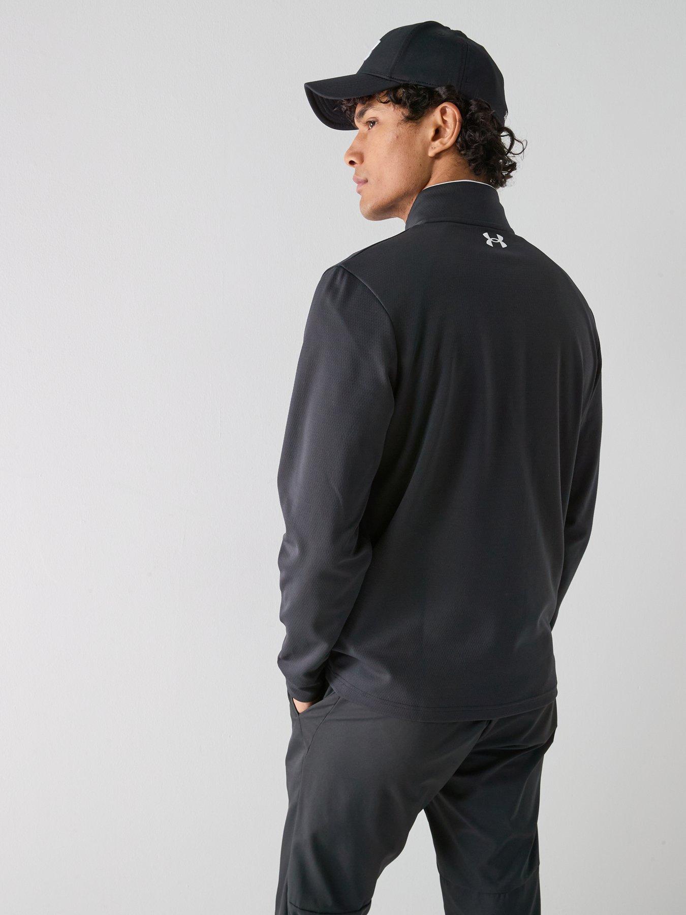 under-armour-mens-golf-matchplay-14-zip-blackstillFront